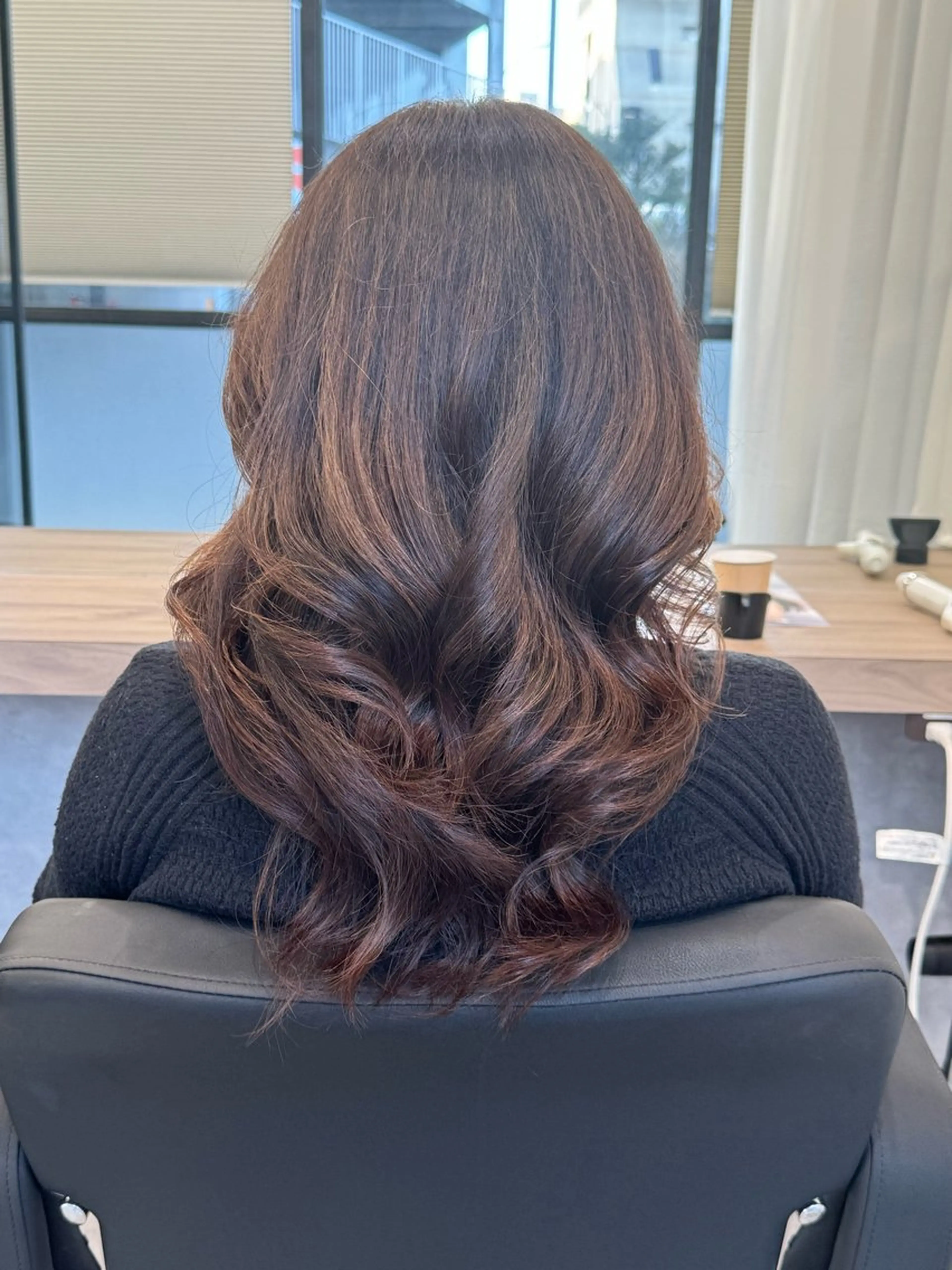 ロング レイヤーカット カット ヘアカラー 高橋 廉人のヘアスタイル