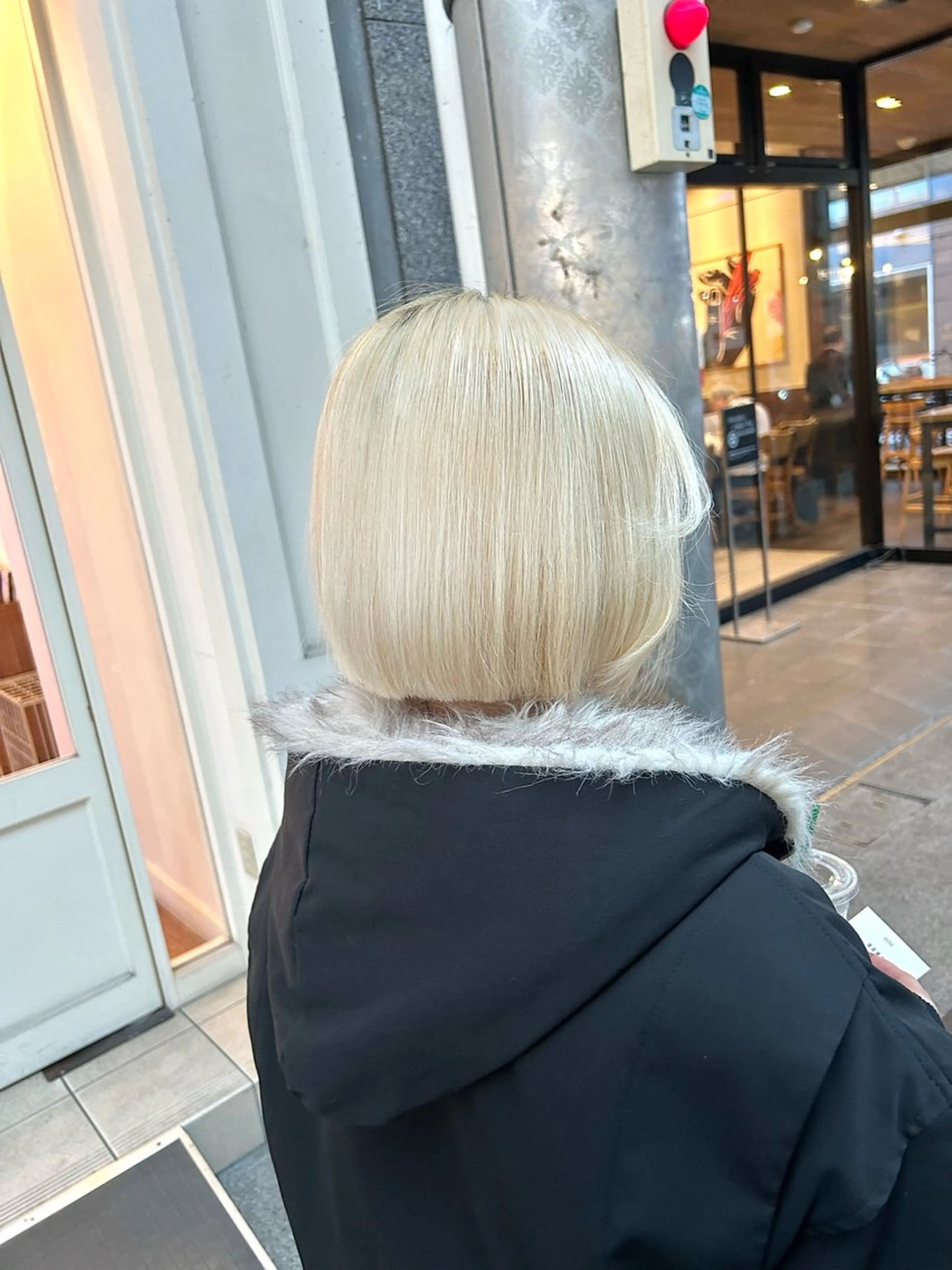 ミディアム ボブ 樋富 優香のヘアスタイル