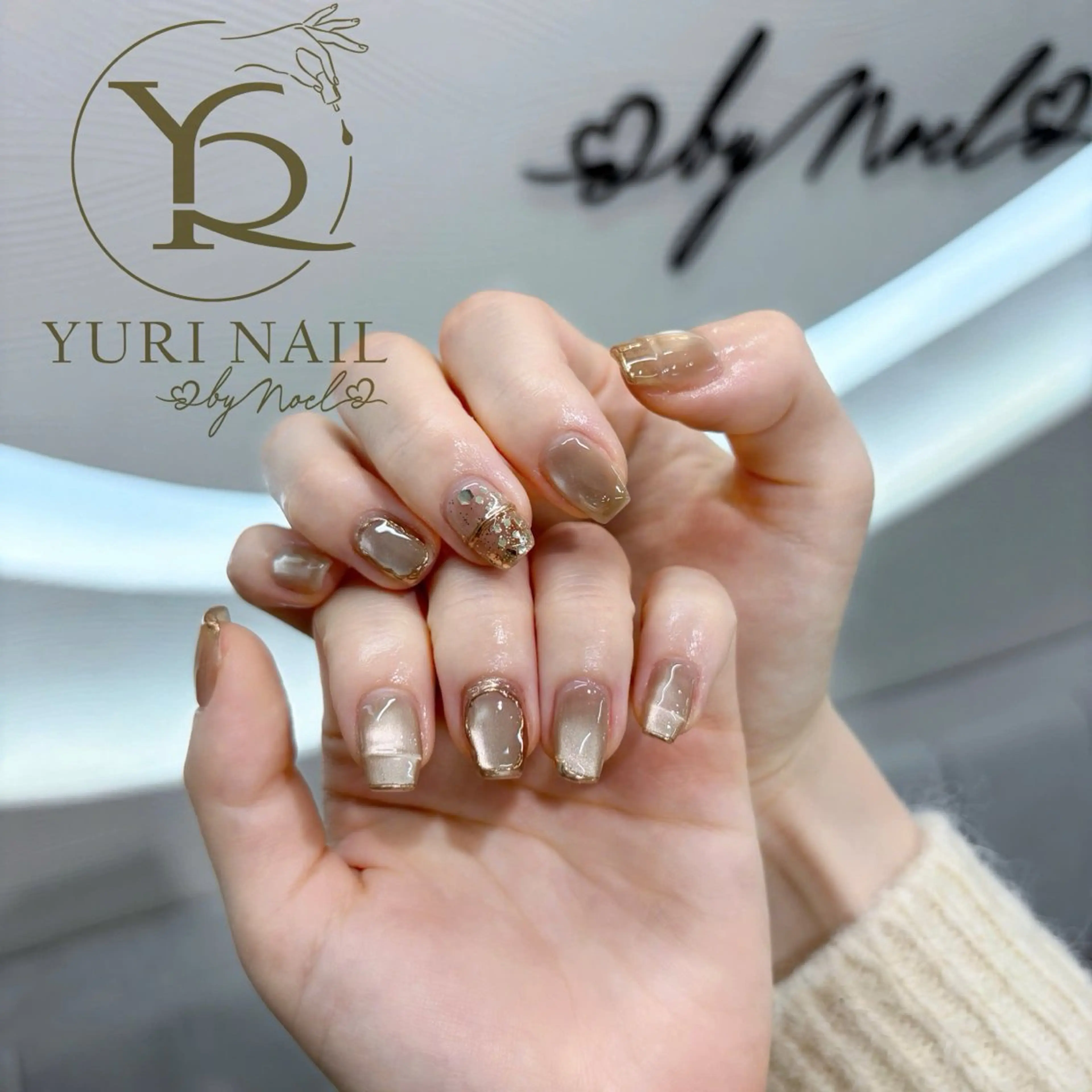 ネイル チークネイル フットネイル フレンチネイル 韓国ネイル マグネットネイル ハンドネイル フットネイル ハンドケア YURI Nail NARITAのネイルデザイン