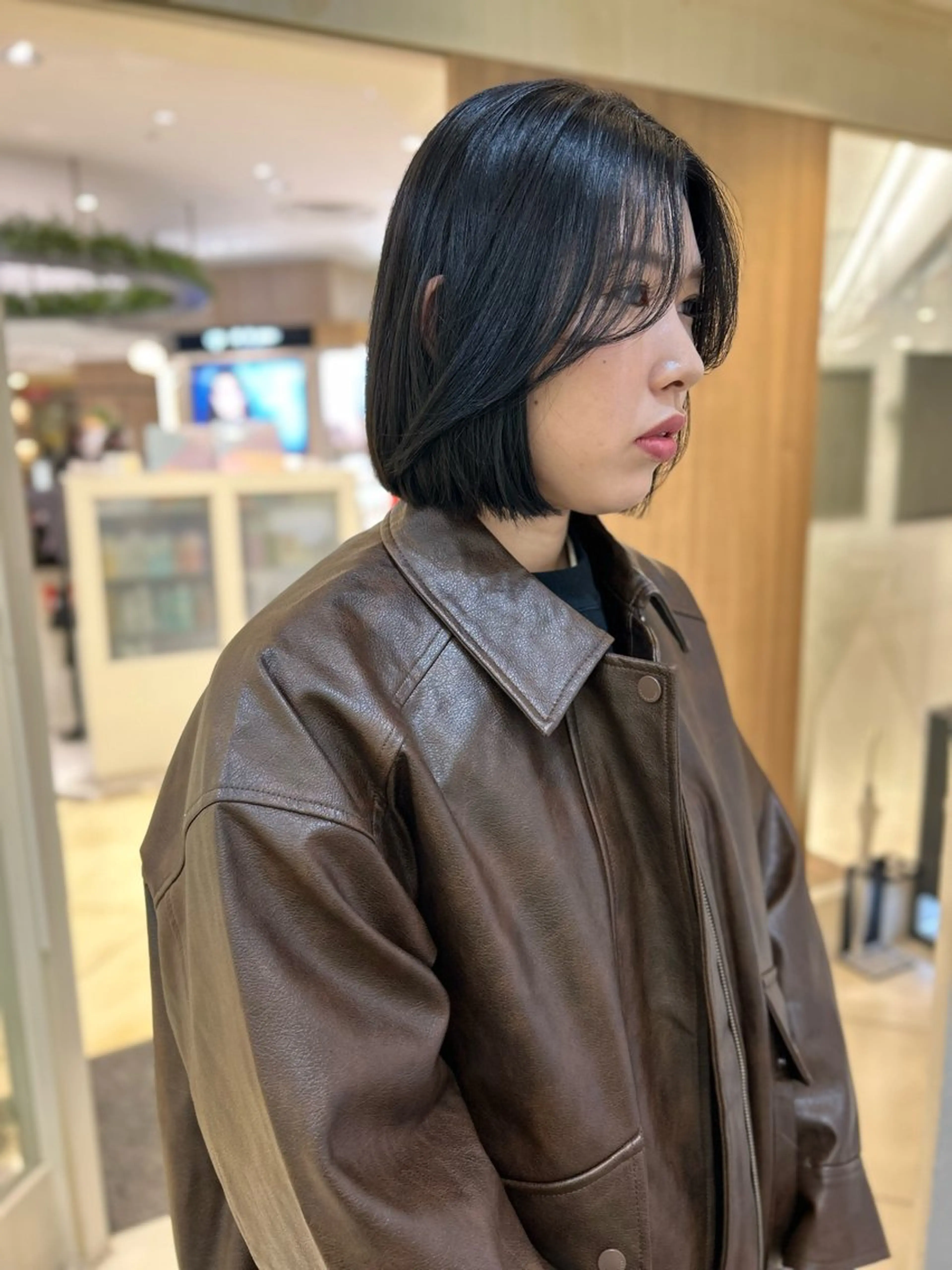 ミディアム カラー カット ヘアカラー トリートメント ヘッドスパ 似合わせカラー/艶 髪質改善/ヨシザキのヘアスタイル