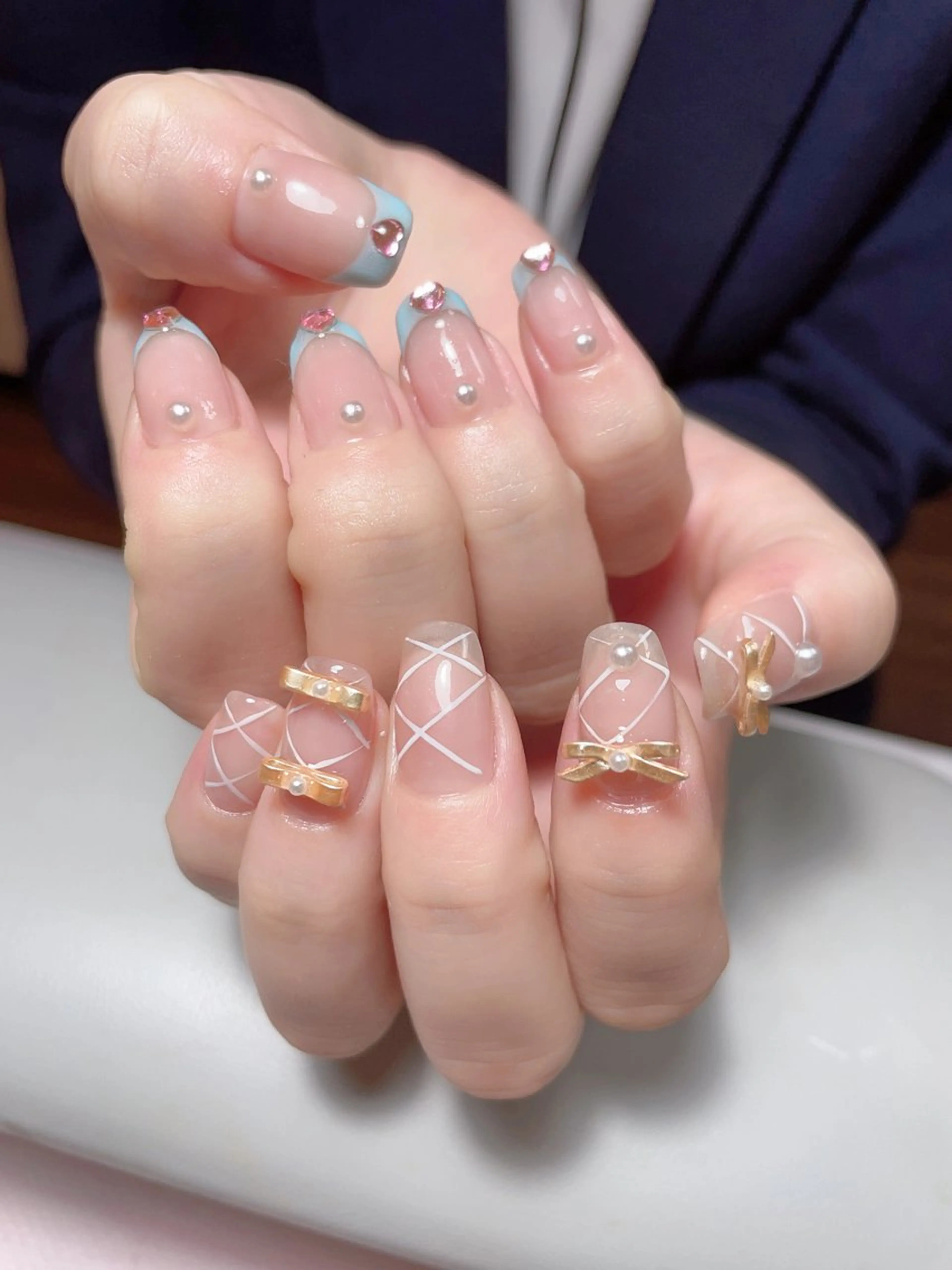 ネイル FanFan 長さ出し専門のネイルデザイン