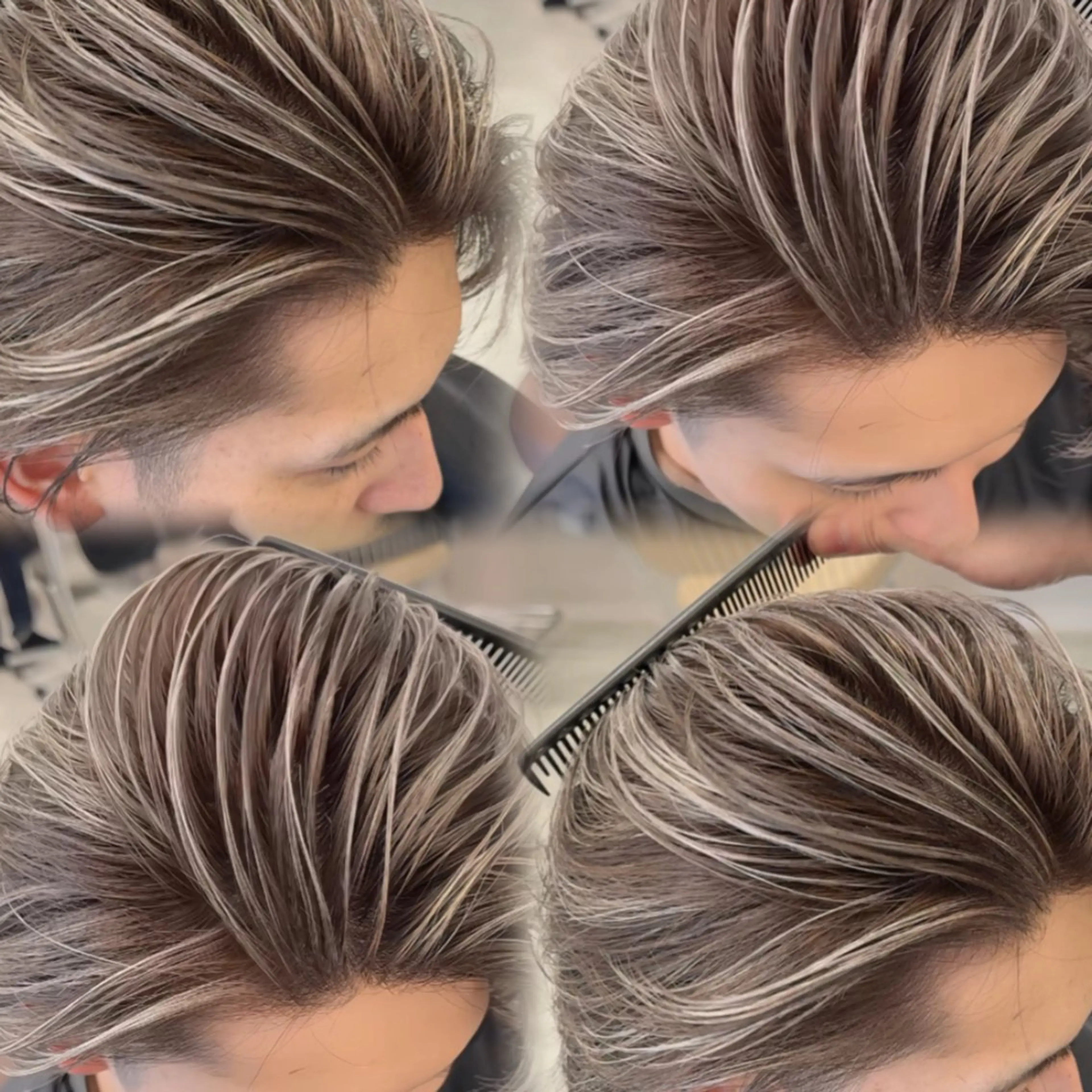 ショート ハイライト 🇺🇸ルミナ🔥 海外ハイライトのヘアスタイル