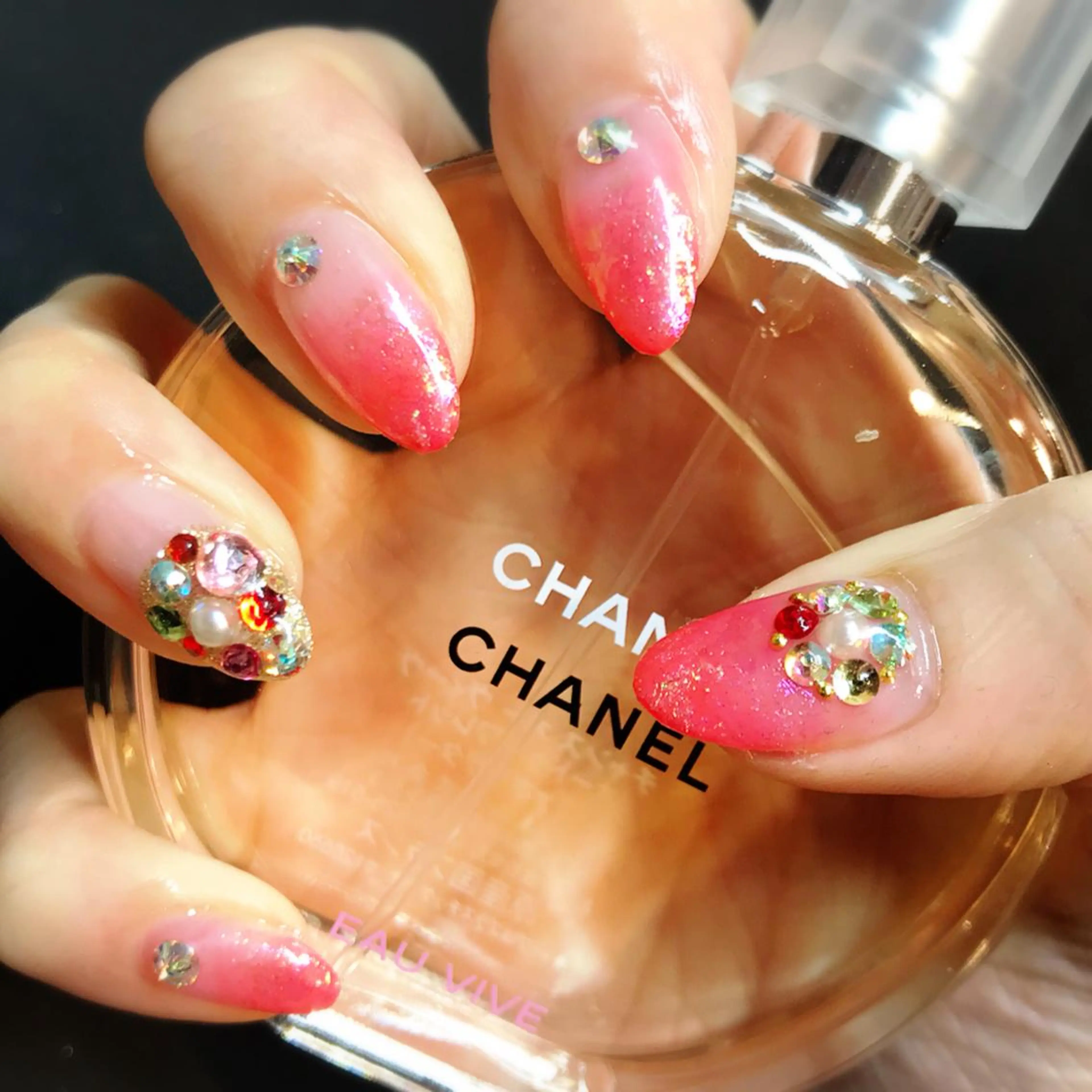 ミディアム ネイル クリスマス 冬ネイル クリスマス MKY salonのネイルデザイン