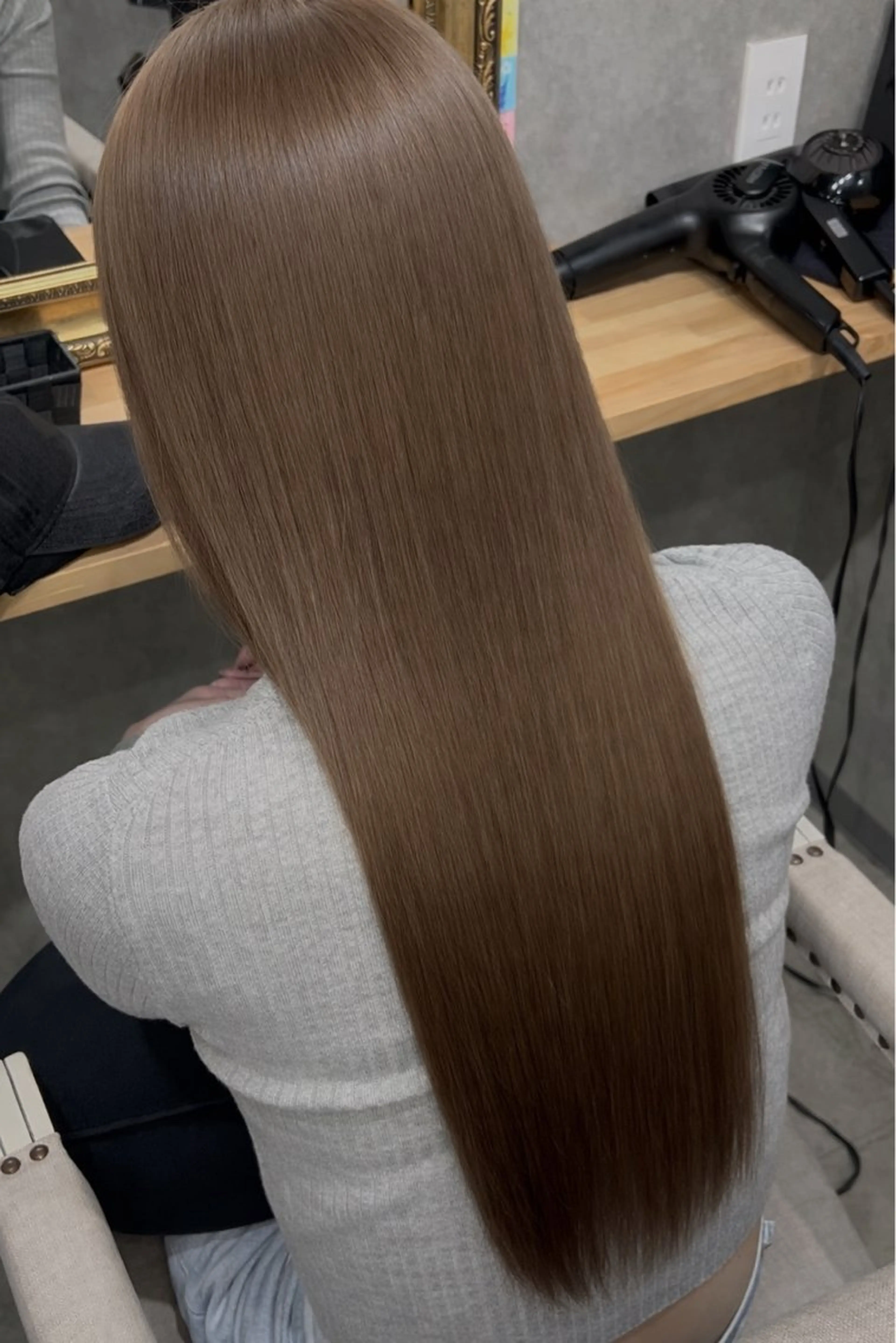 ロング カラー ブラウンカラー 透明感カラー ヘアカラー トリートメント ミルクティー職人× HIROSEのヘアスタイル