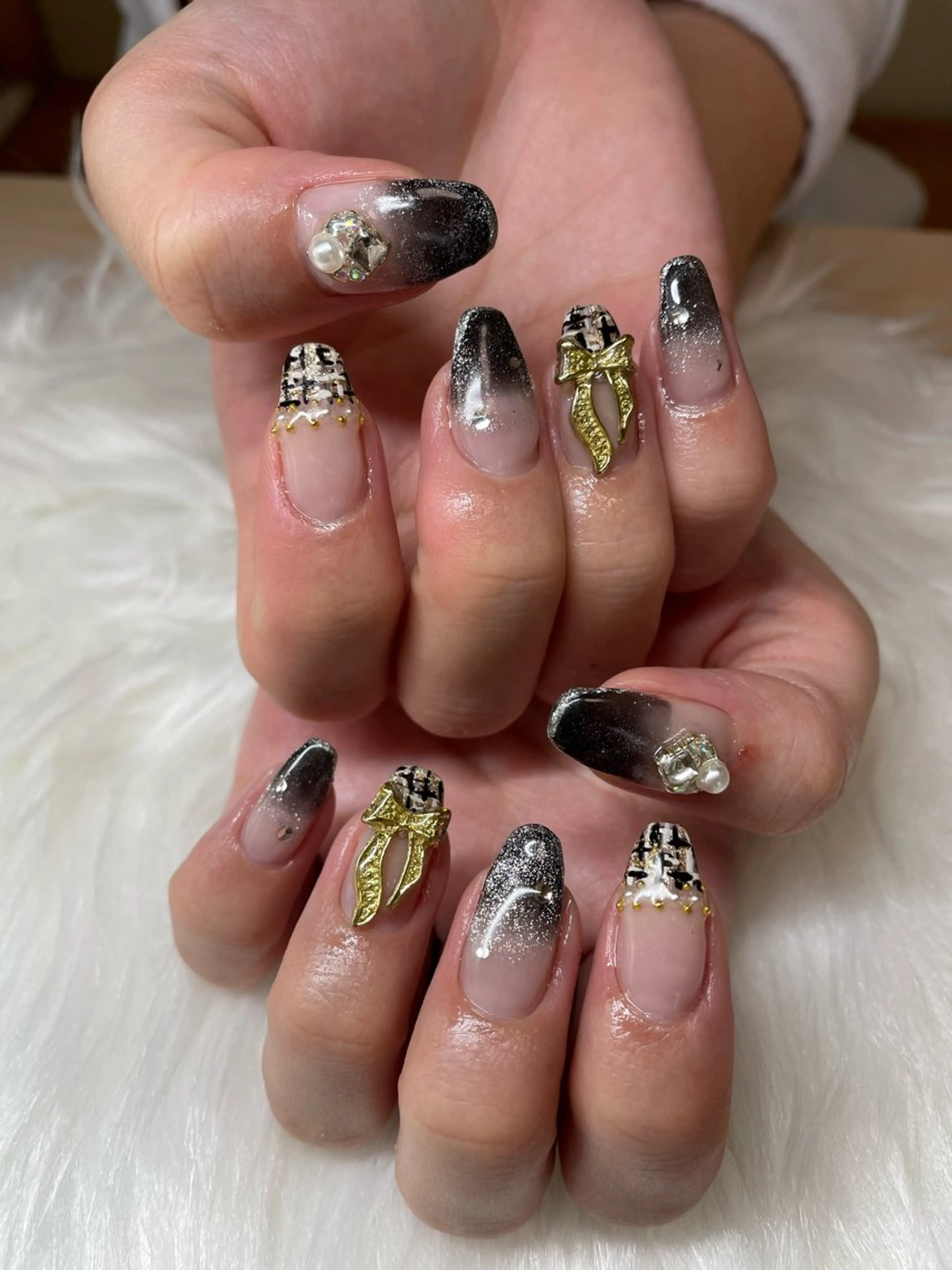 ロング ハンドネイル Rinosh Haruのネイルデザイン