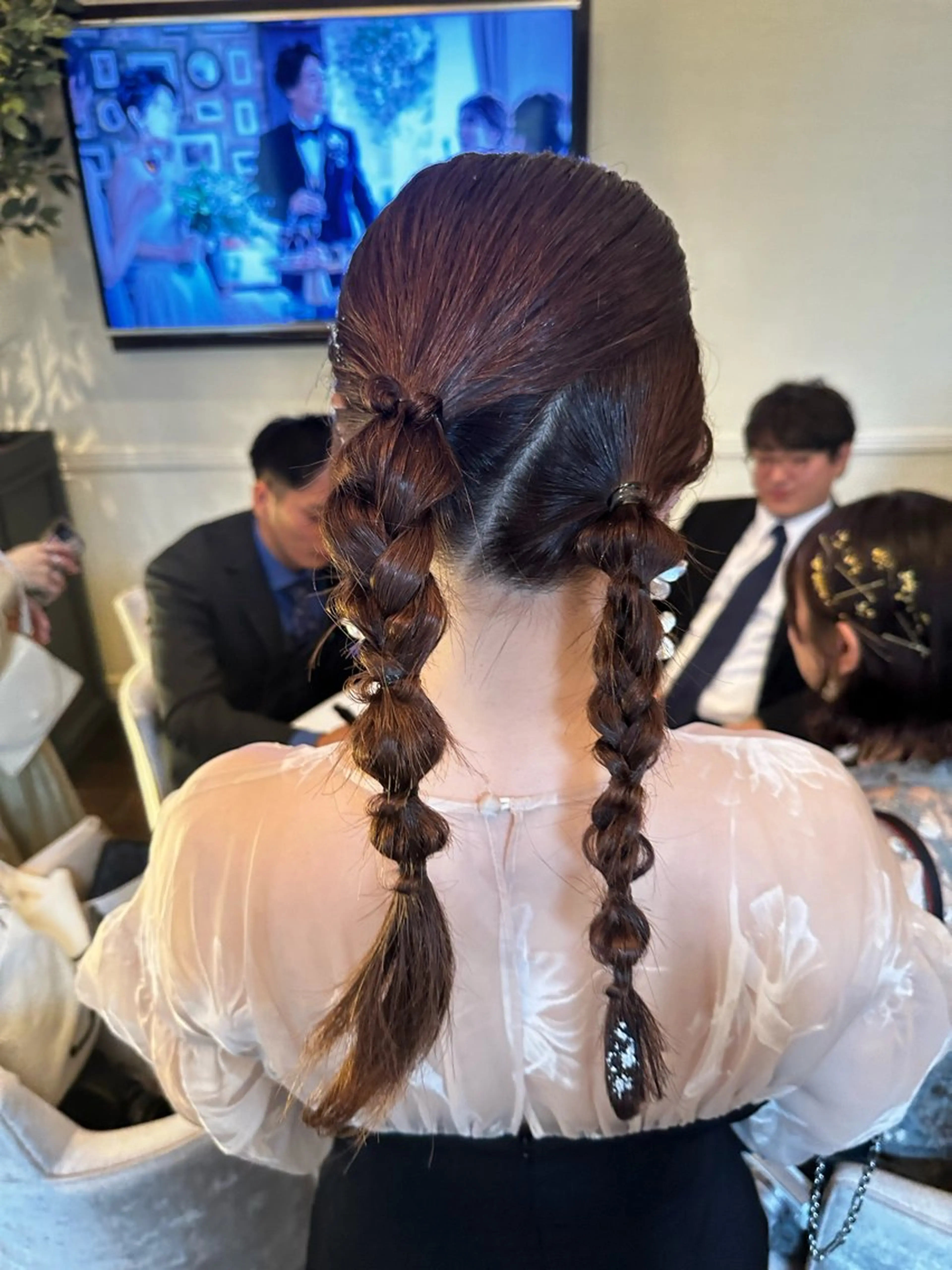 ロング ヘアアレンジ ヘアセット 髪質改善/韓国/ ヘアセット/夏美のヘアスタイル