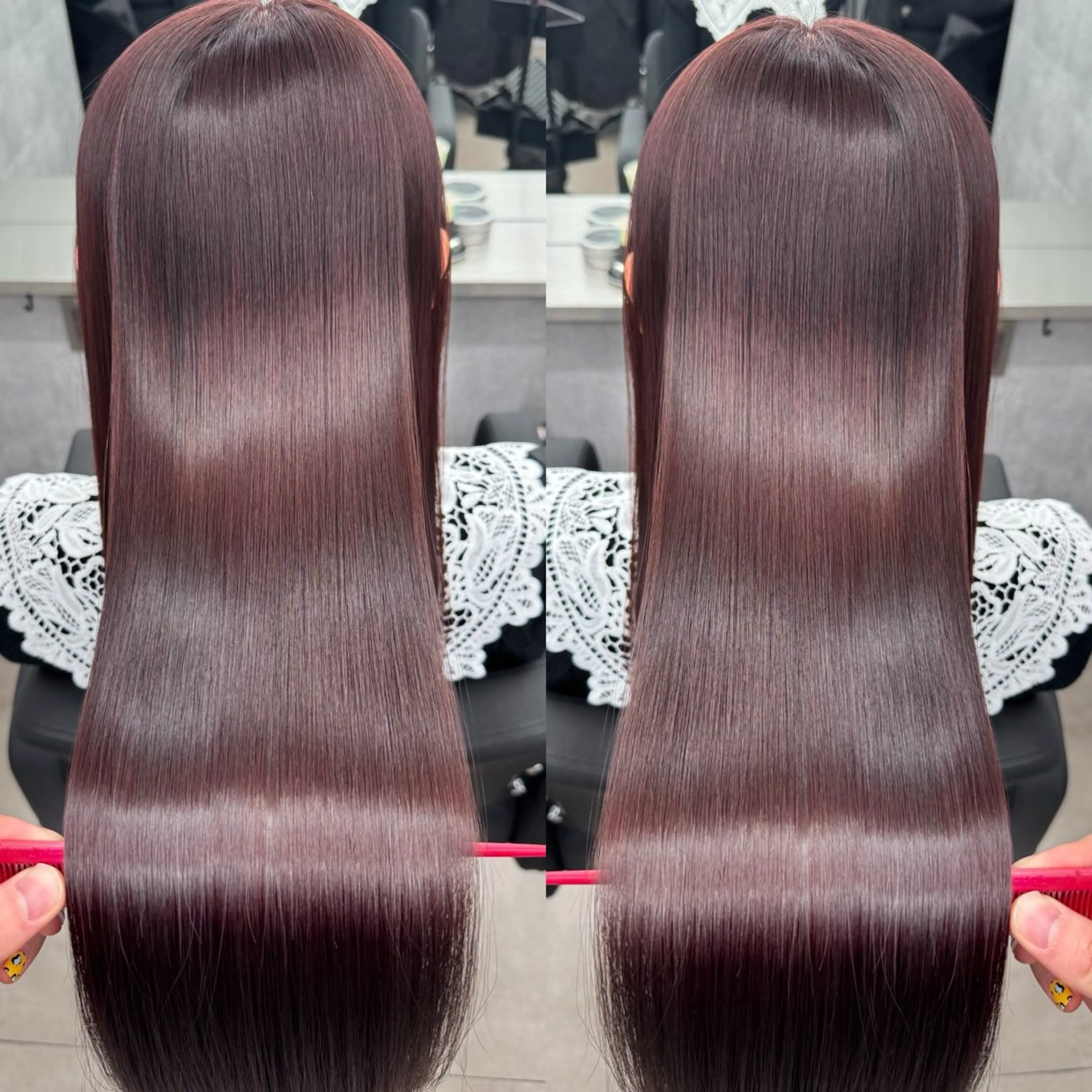 ロング カラー メルティカラー 髪質改善 ロング 似合わせカット 縮毛矯正 カット ヘアカラー 🌈代表 🌈macotoのヘアスタイル