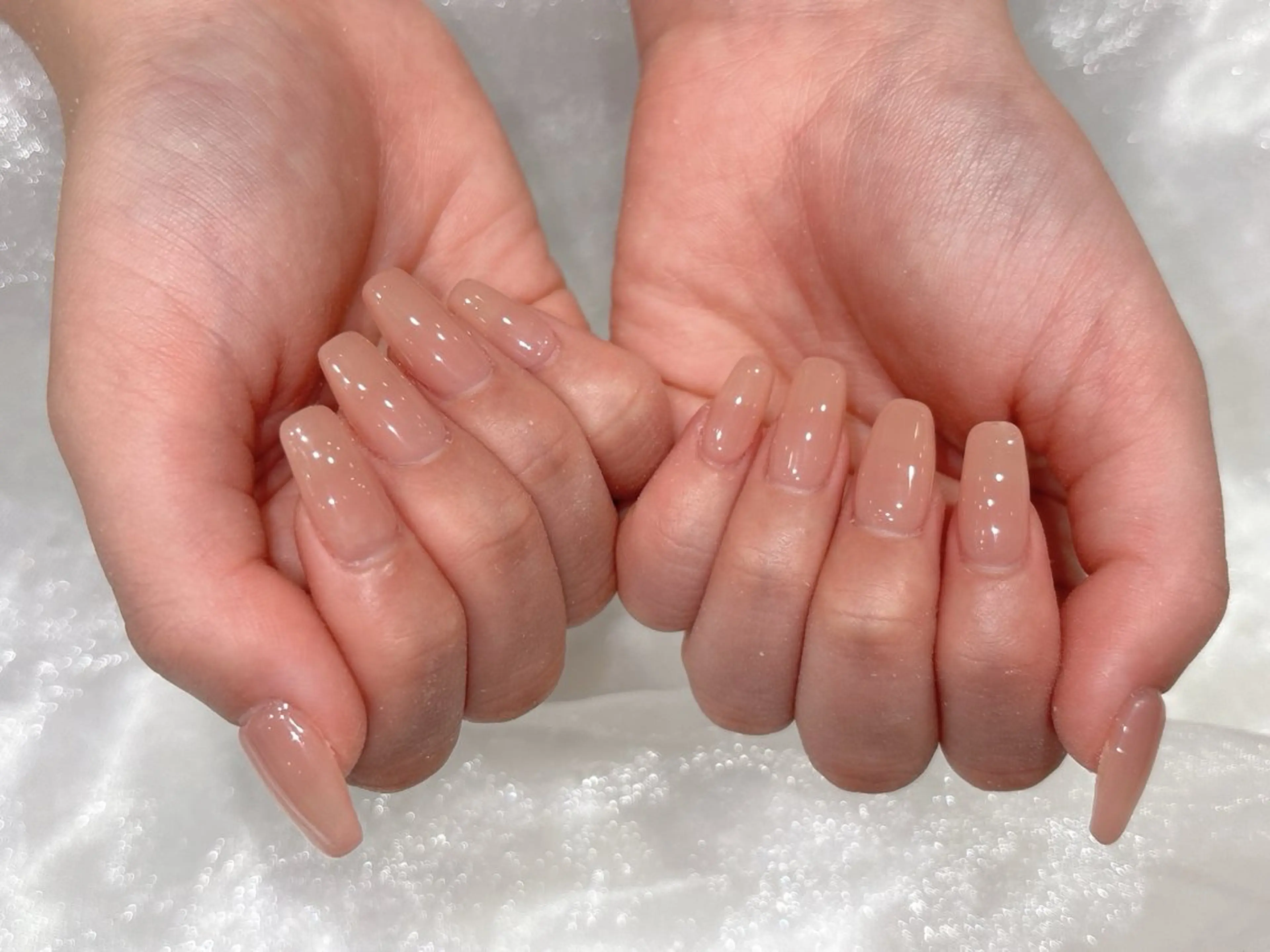 【オフ無し】限定募集!チップ長さだし10本ワンカラーネイル8800円の写真