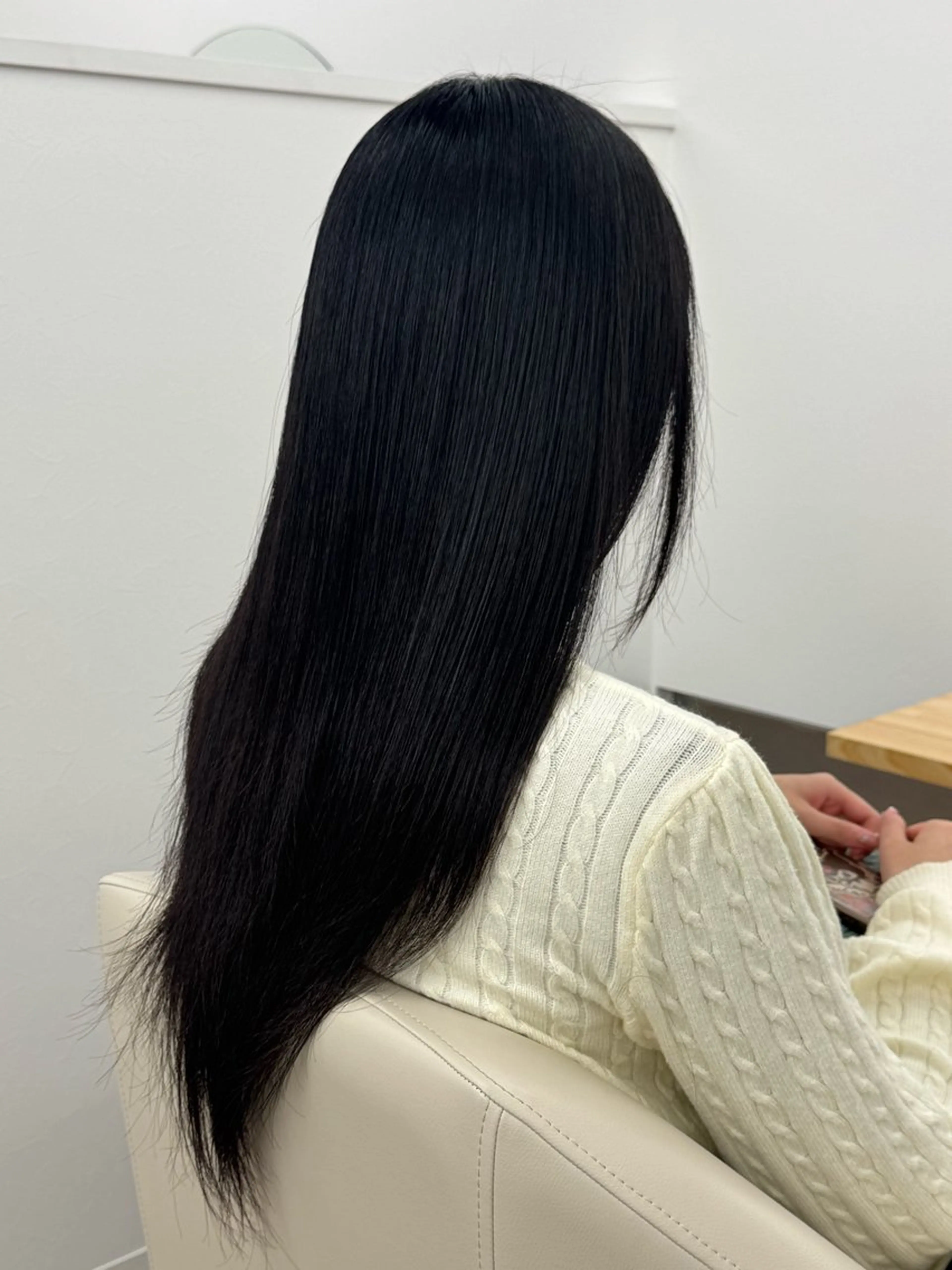 ロング 縮毛矯正 松本 桜のヘアスタイル