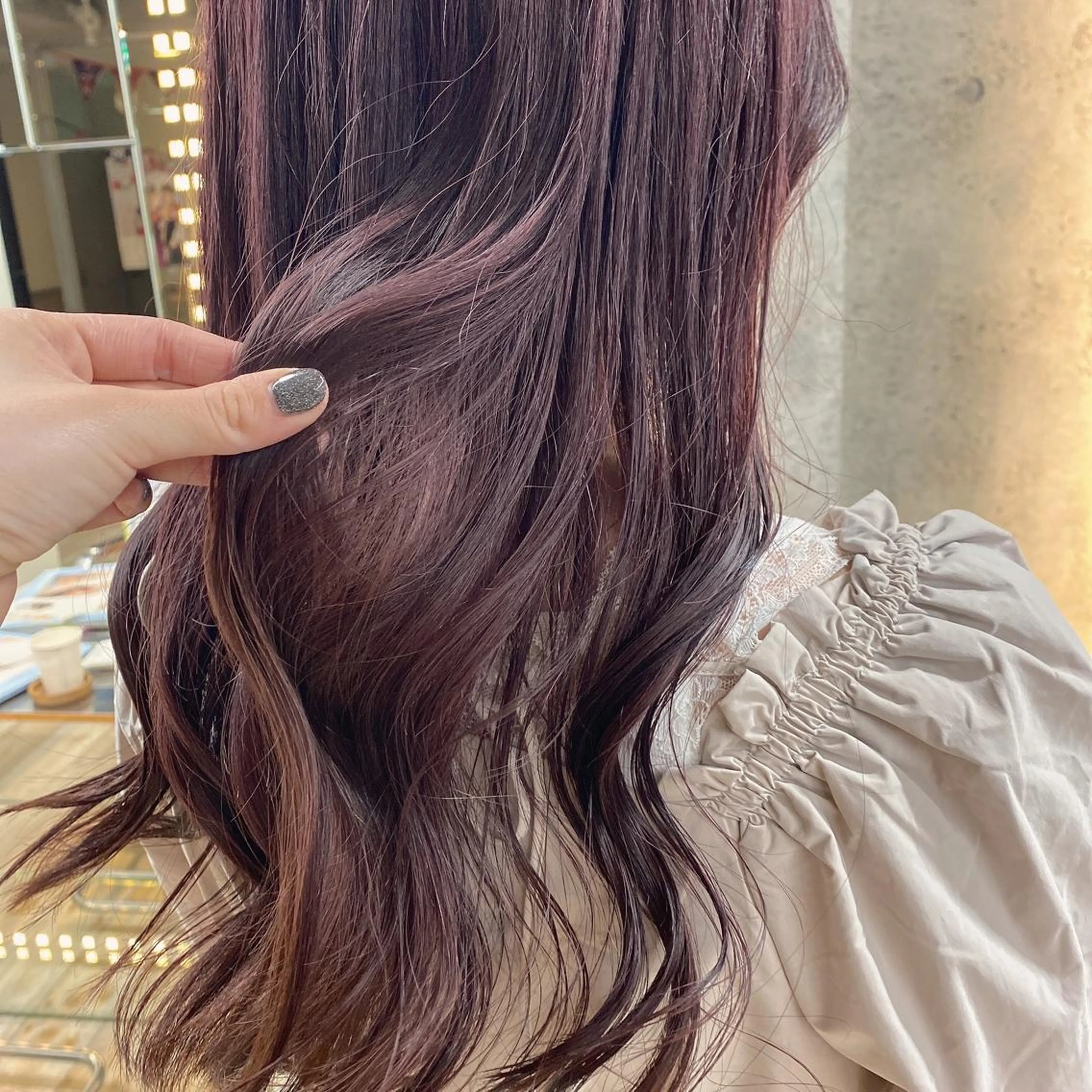 ロング カラー ハイトーンカラー ラベンダーカラー ピンクカラー ピンクラベンダー wakana 【ブリーチカラー】のヘアスタイル