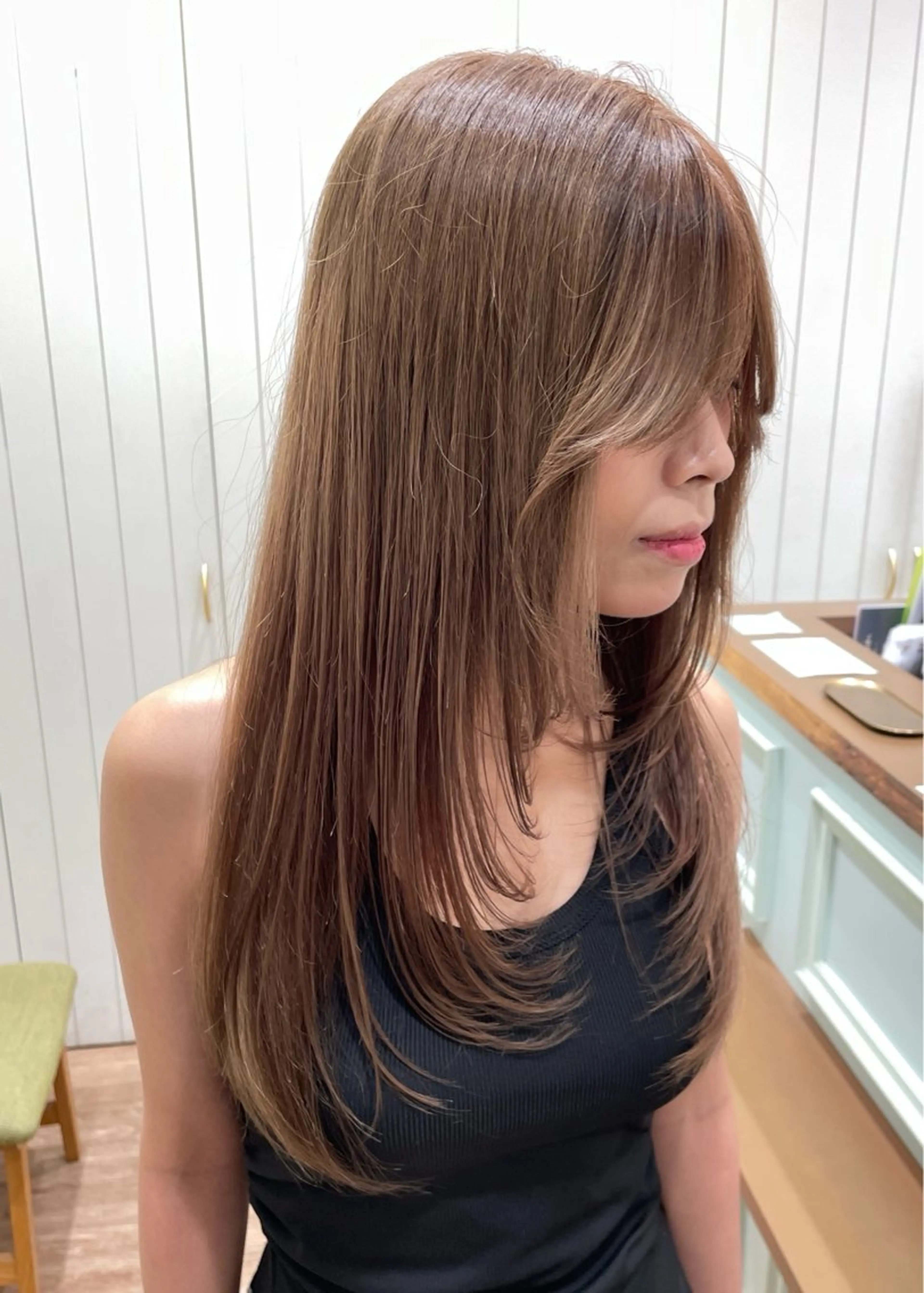 ロング カット レイヤー／大宮／韓国 🤍AYA🤍のヘアスタイル