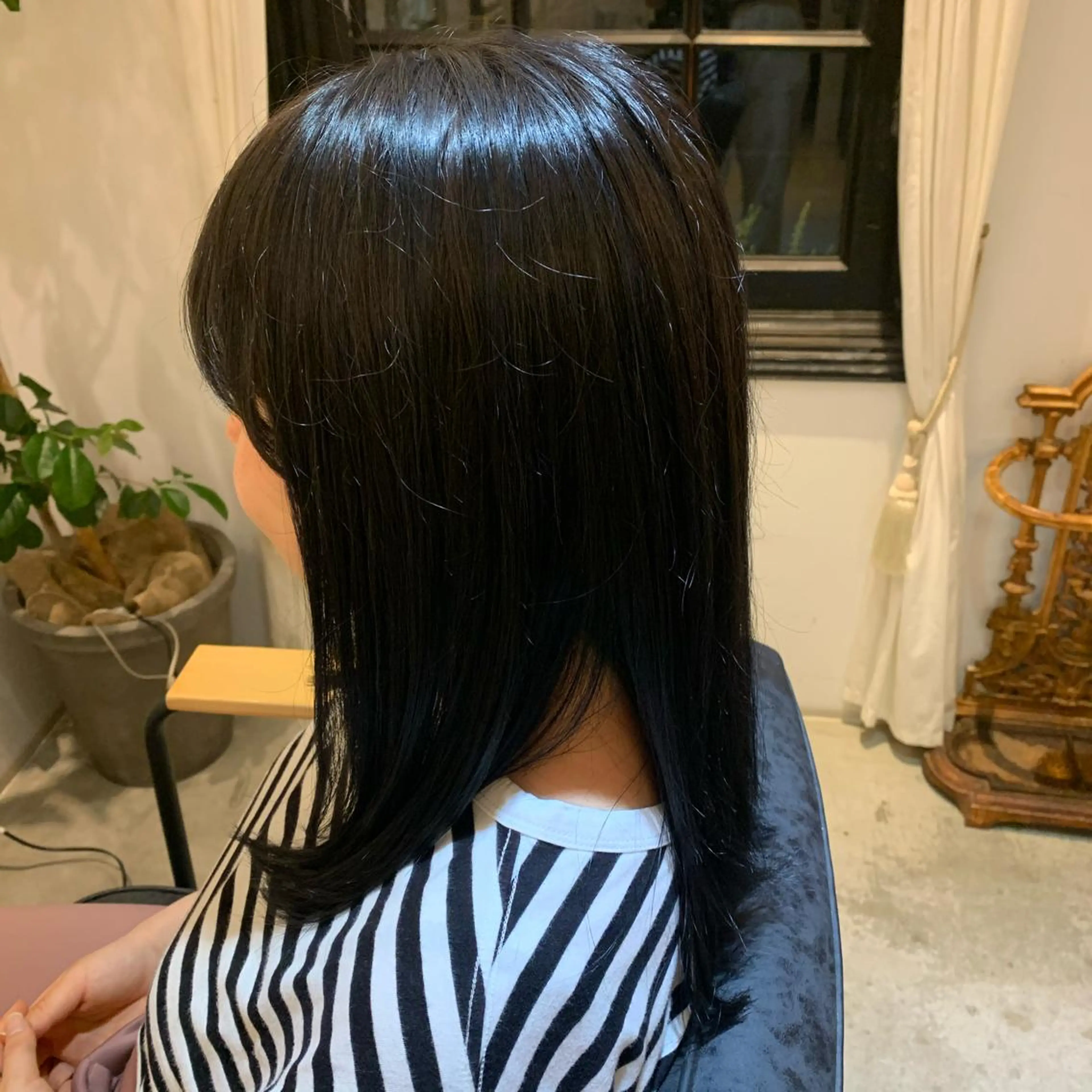 ロング カラー 湯川 未咲希のヘアスタイル