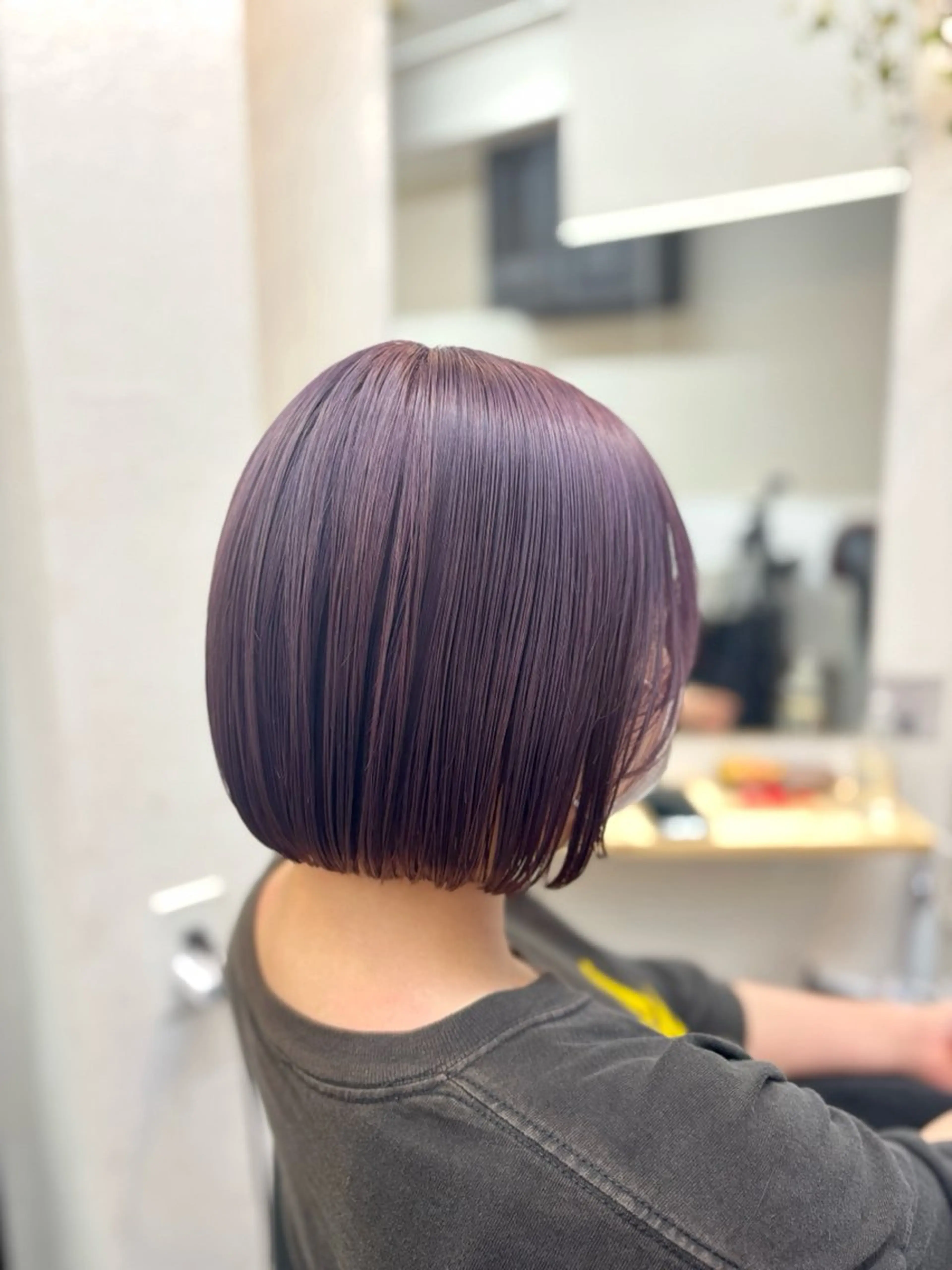 ミディアム ボブ カット 小顔似合わせカット ┊︎＊AYANO＊のヘアスタイル