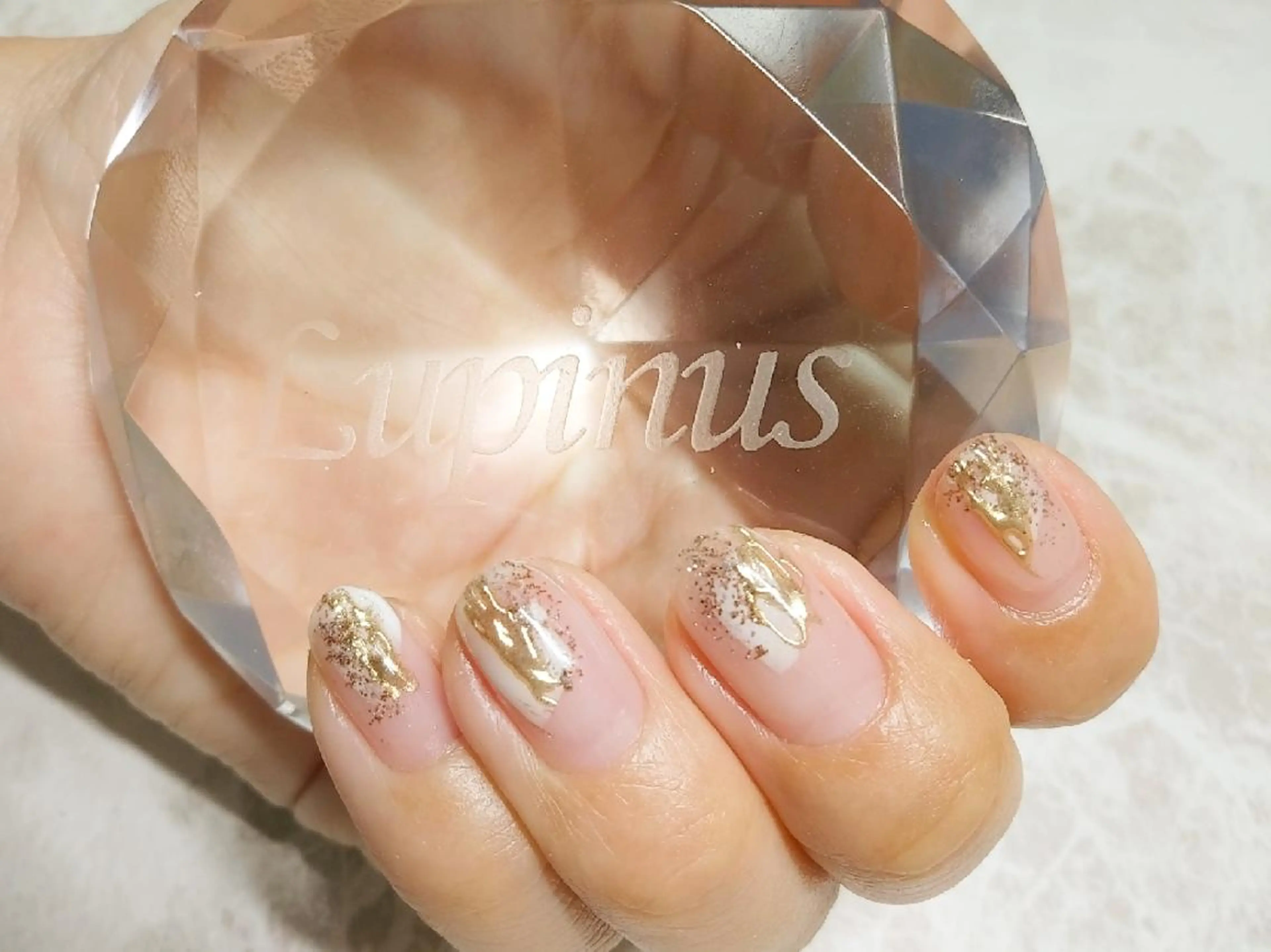 ネイル クリアネイル ミラーネイル ニュアンスネイル ハンドネイル フットネイル Lupinus ルピナスのネイルデザイン