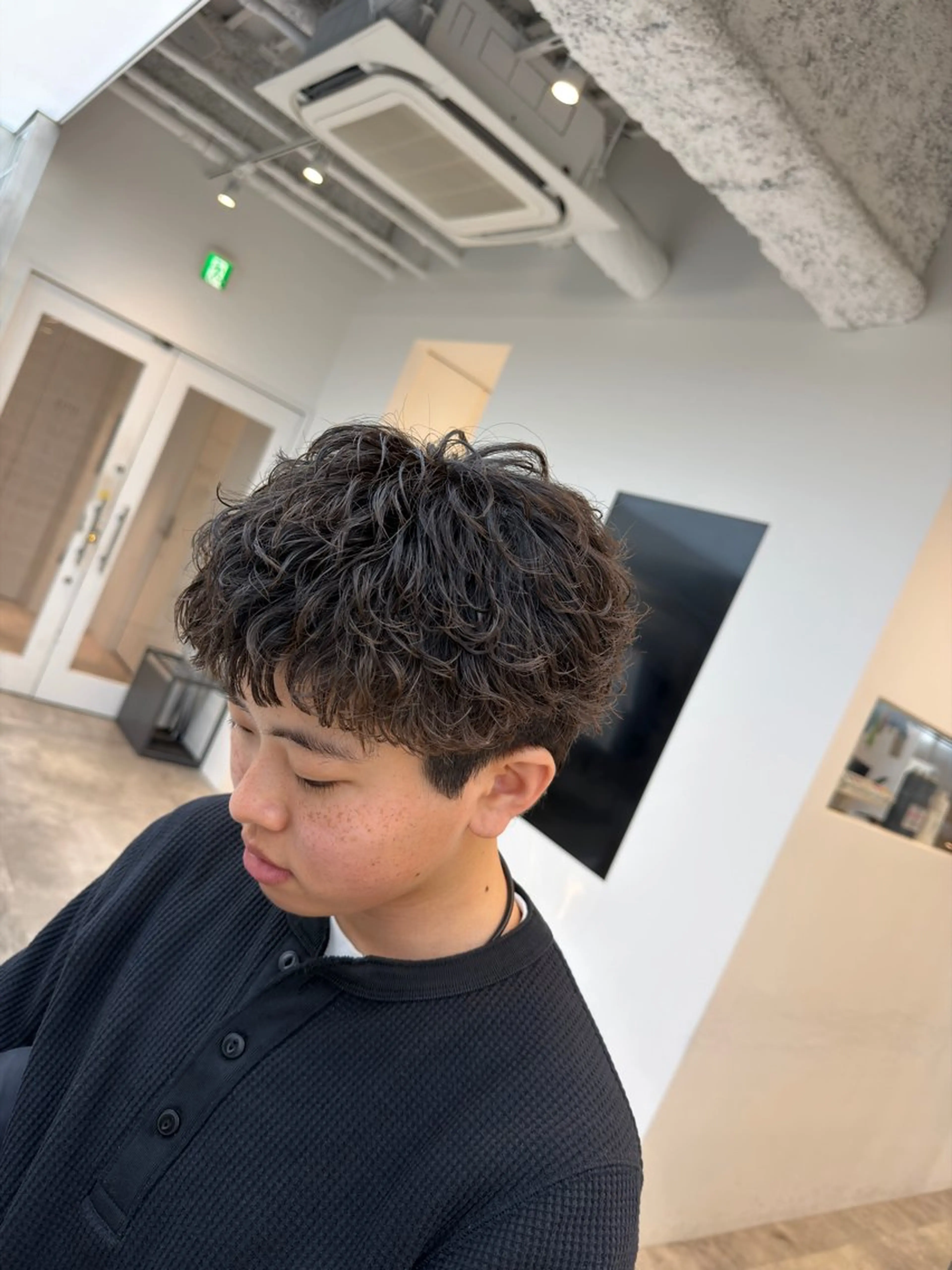 ショート パーマ カット パーマ fifth 児玉達哉 当日予約🙆のヘアスタイル