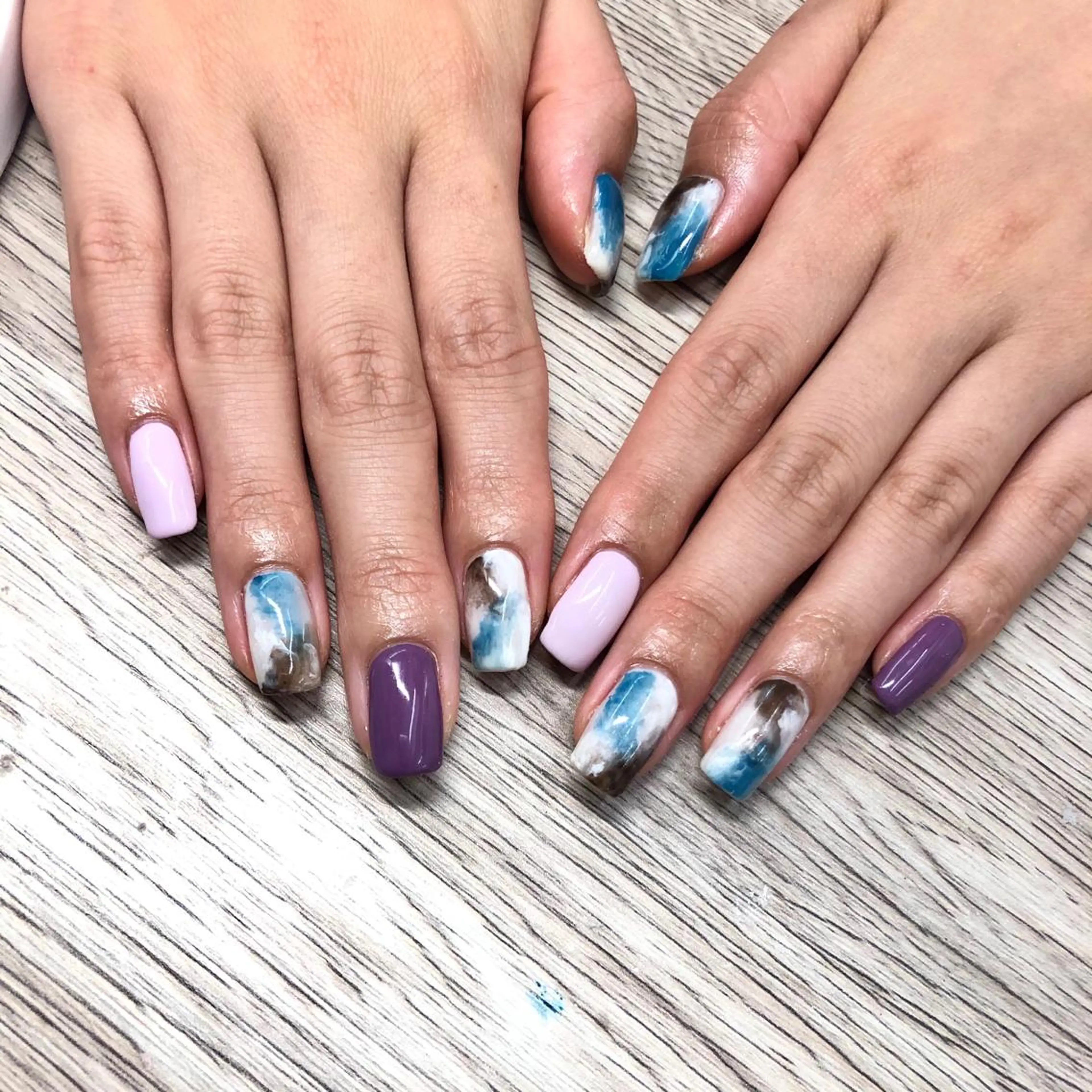 ネイル ニュアンスネイル 🎀AYAKO 🎀中韓ネイルのネイルデザイン