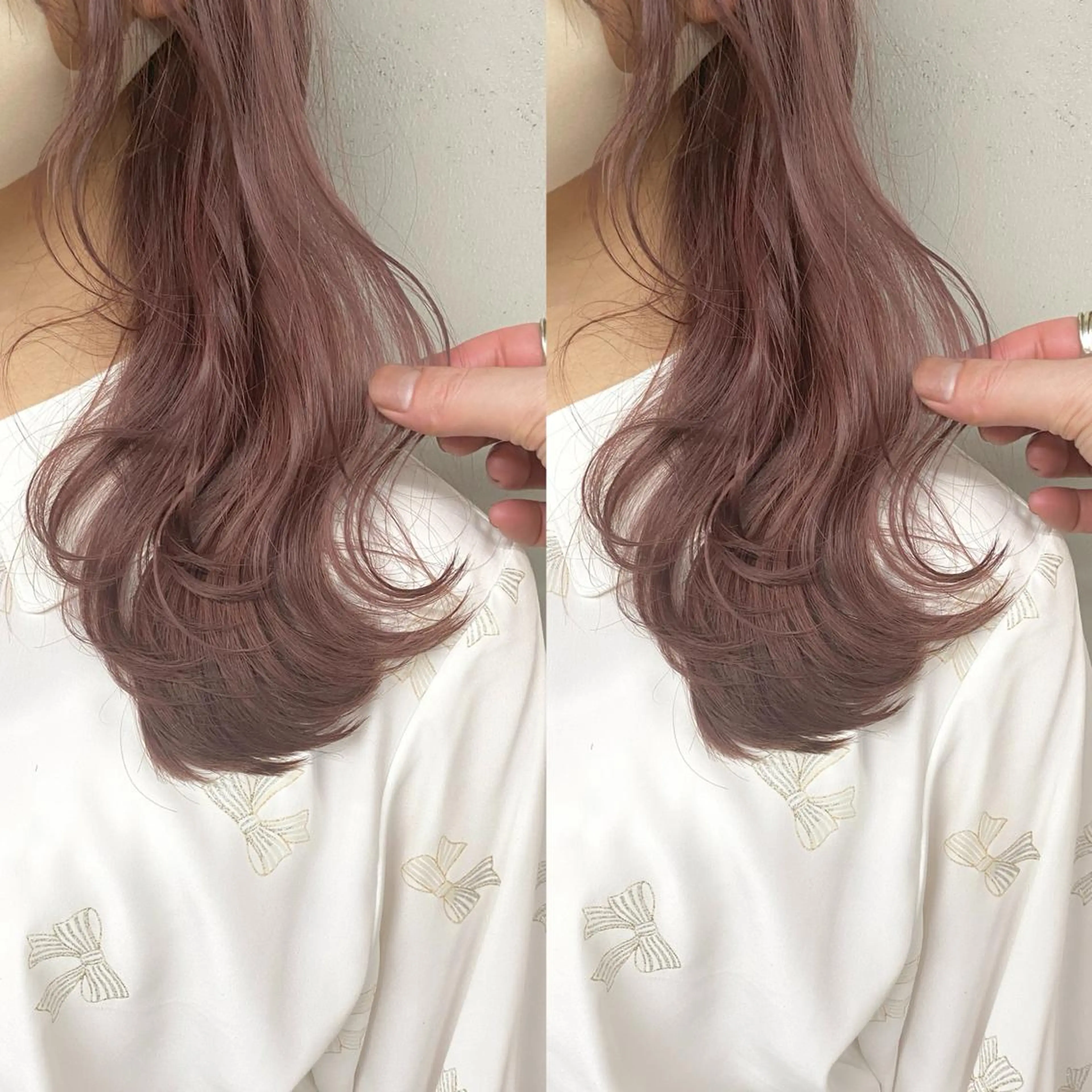 ミディアム カラー パーマ ヘアアレンジ メンズ キッズ ネイル マツエク・マツパ アイブロウ ピンクカラー カラーマツエク ピンク カット ヘアカラー トリートメント ヘアセット 韓国ヘア🫧 KAZUTOのヘアスタイル