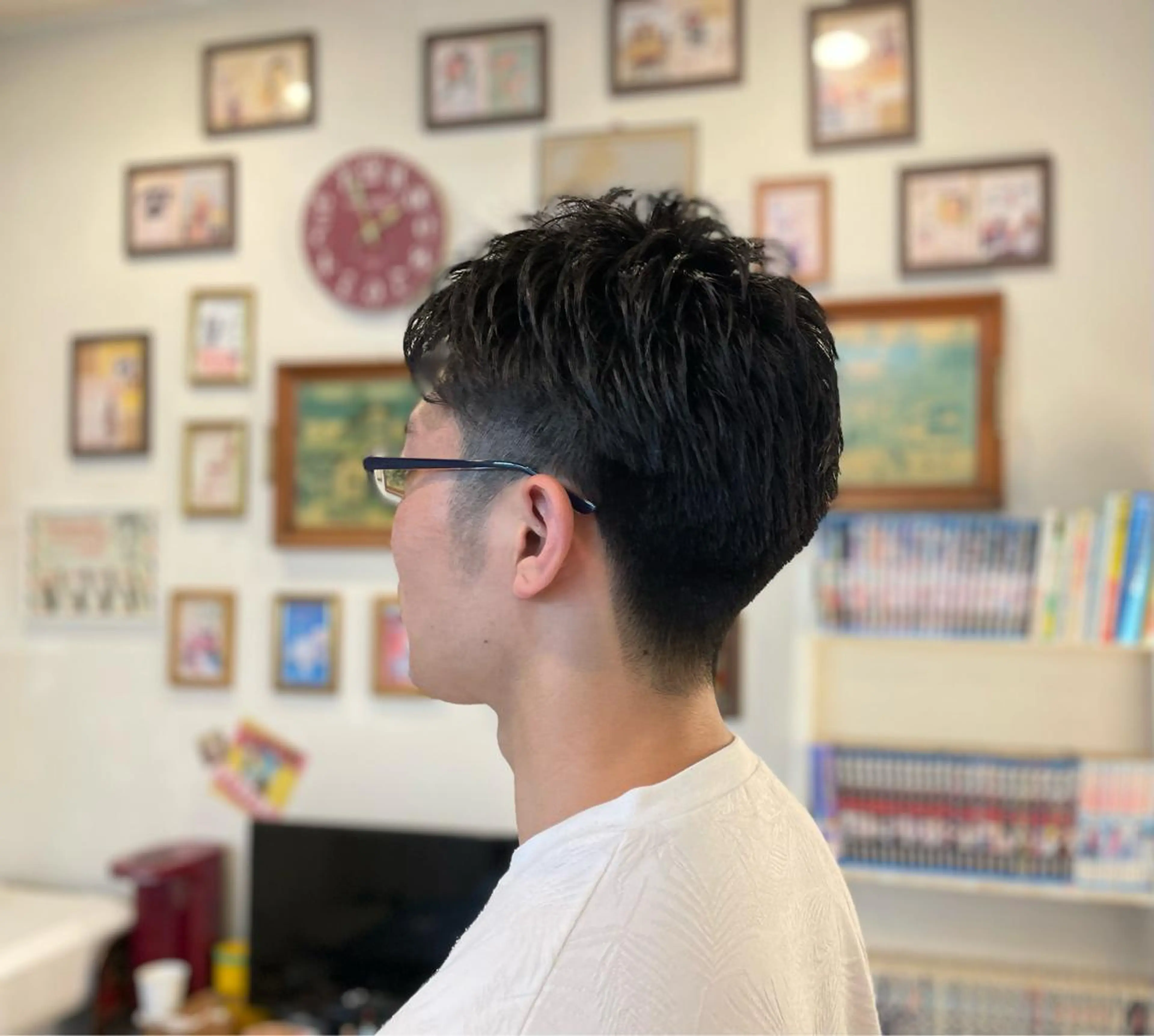 メンズ ツーブロック 刈り上げ 山田 美翔のヘアスタイル