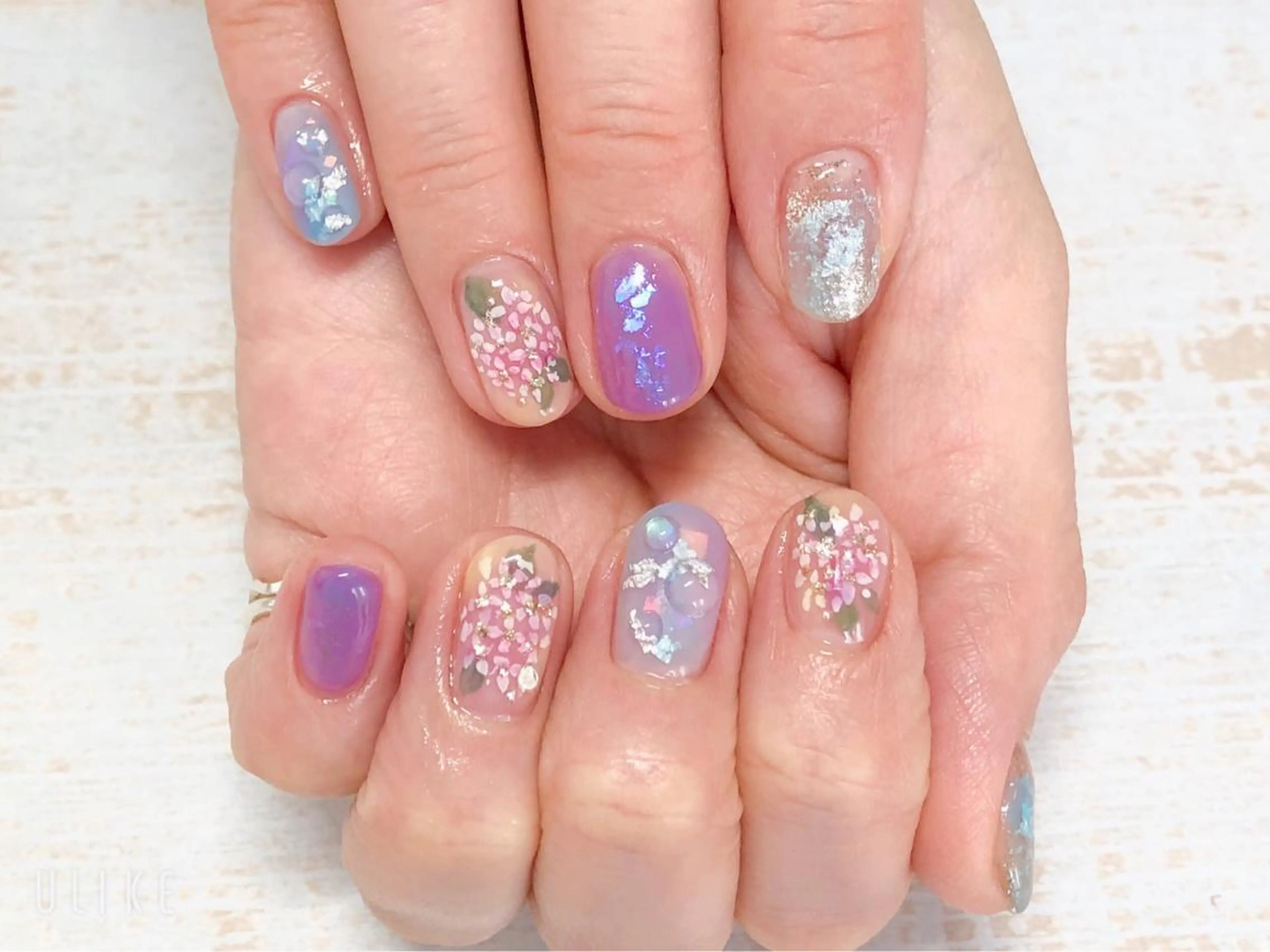 ネイル 𖡼 yumenoのネイルデザイン