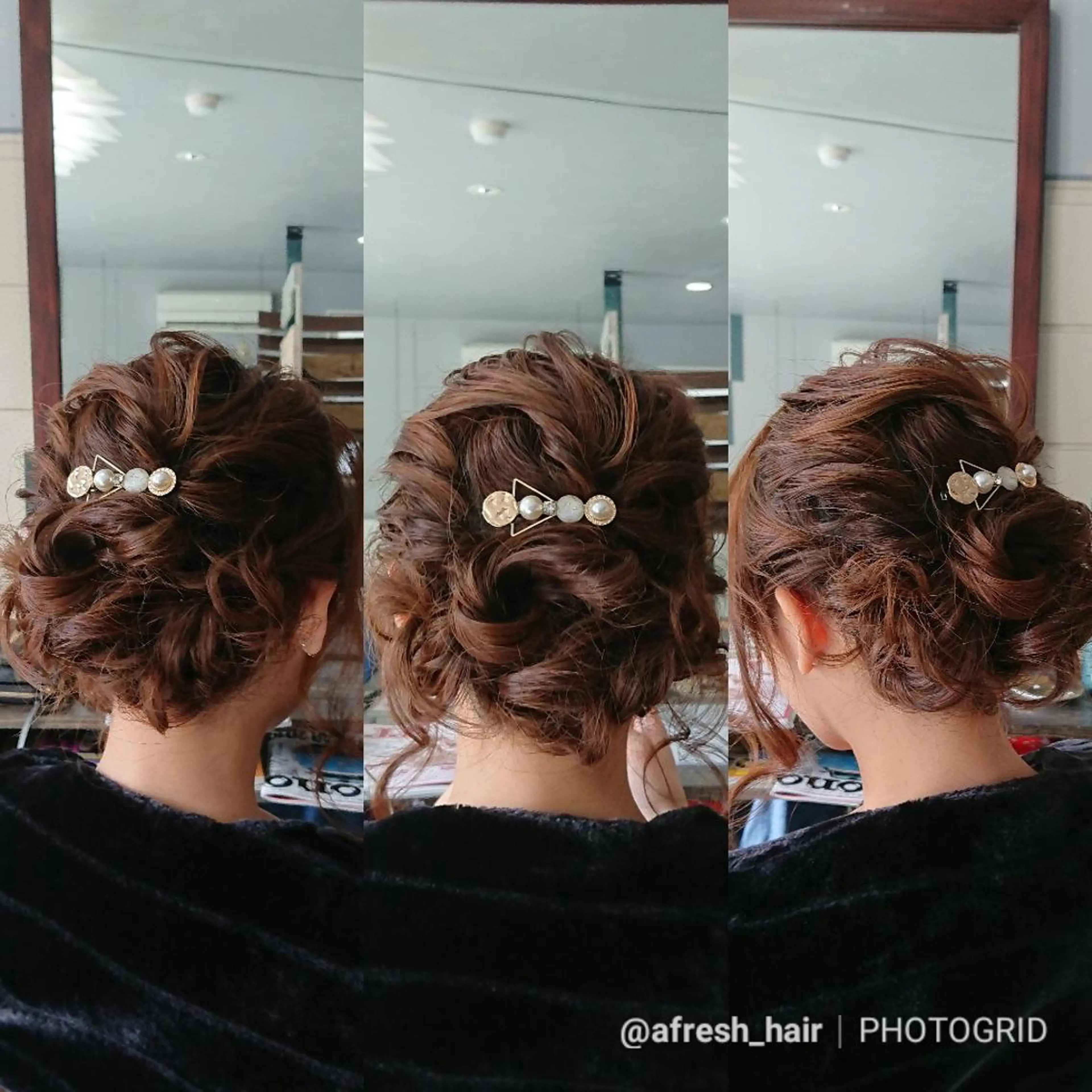 セミロング ヘアアレンジ 先田 祐介のヘアスタイル