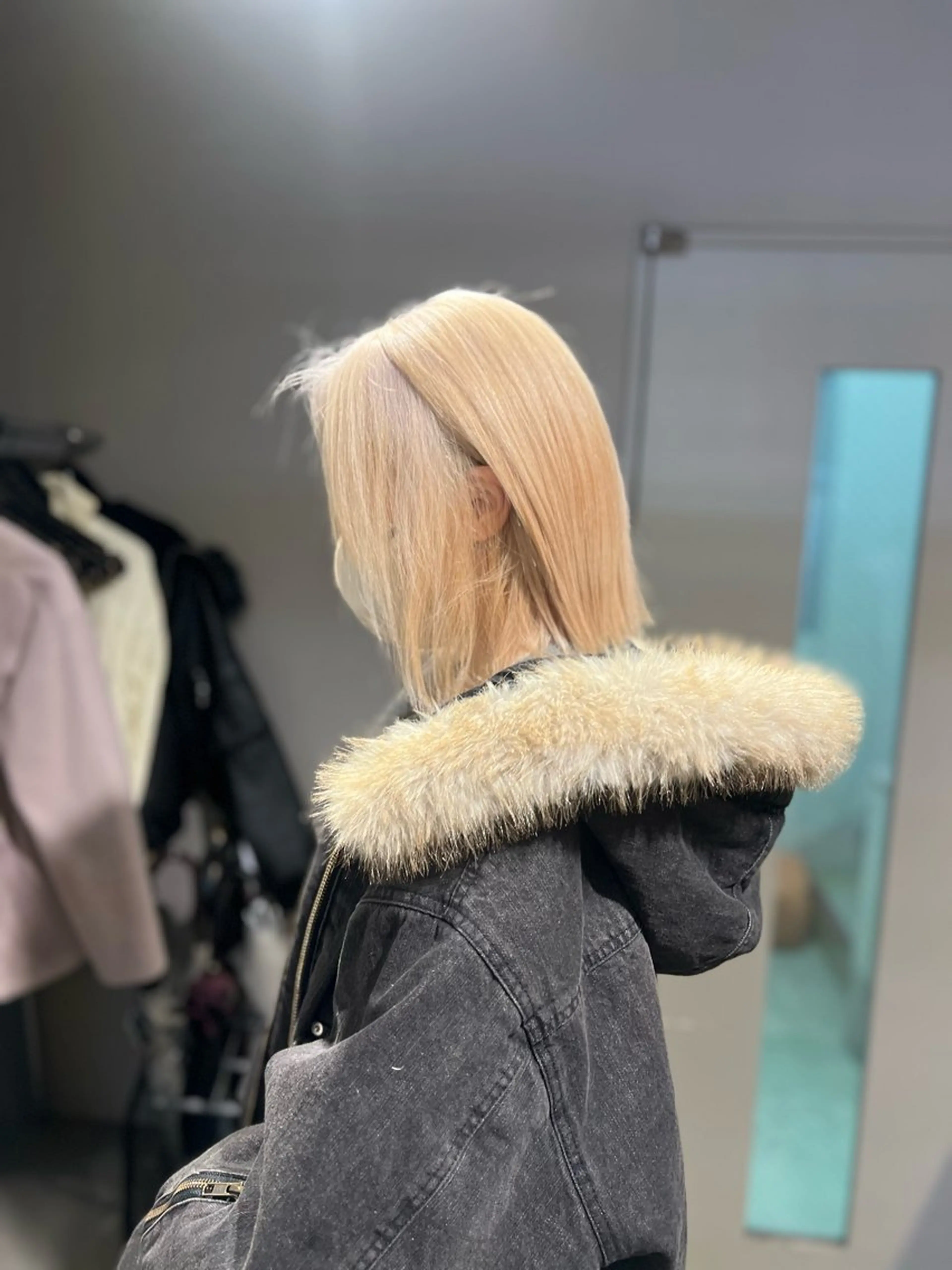 ショート カラー ヘアアレンジ カット ヘアカラー トリートメント ヘッドスパ ヘアセット 透明感×韓流ハイ トーン🫧RYUTAのヘアスタイル