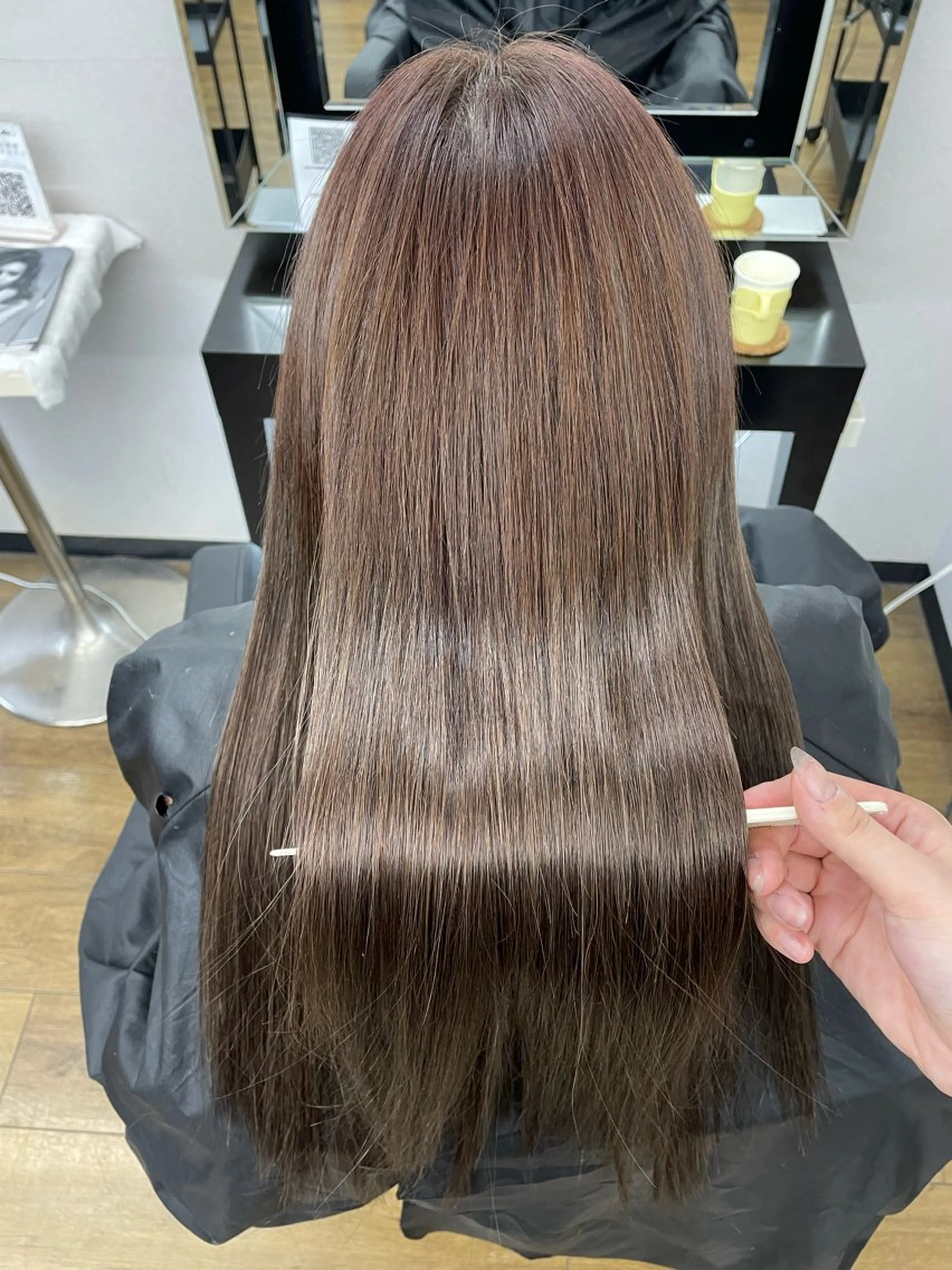 ロング トリートメント 𝙃𝘼𝙍𝙐🎀 韓国×エクステのヘアスタイル