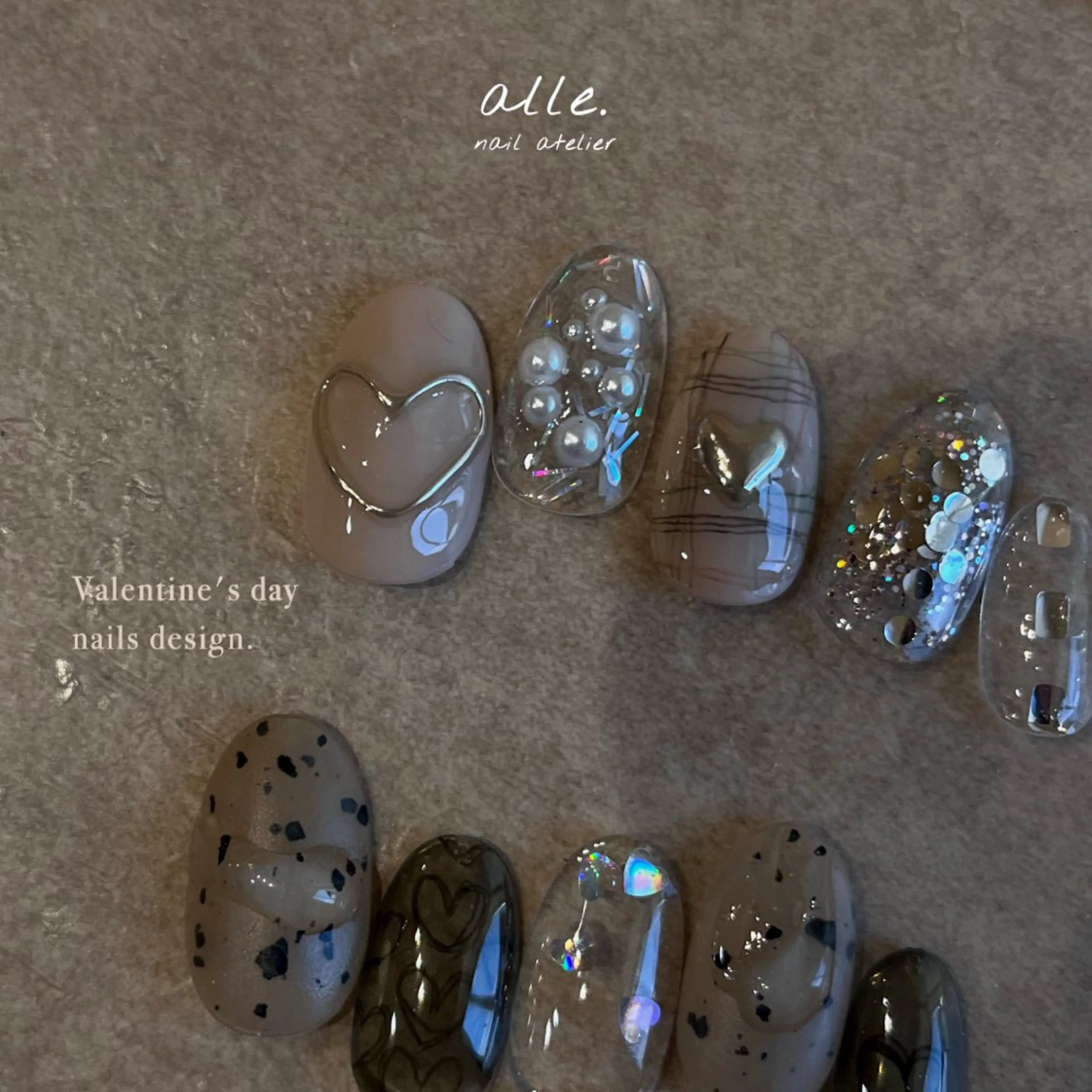 ネイル ハンドネイル atelier alle.のネイルデザイン