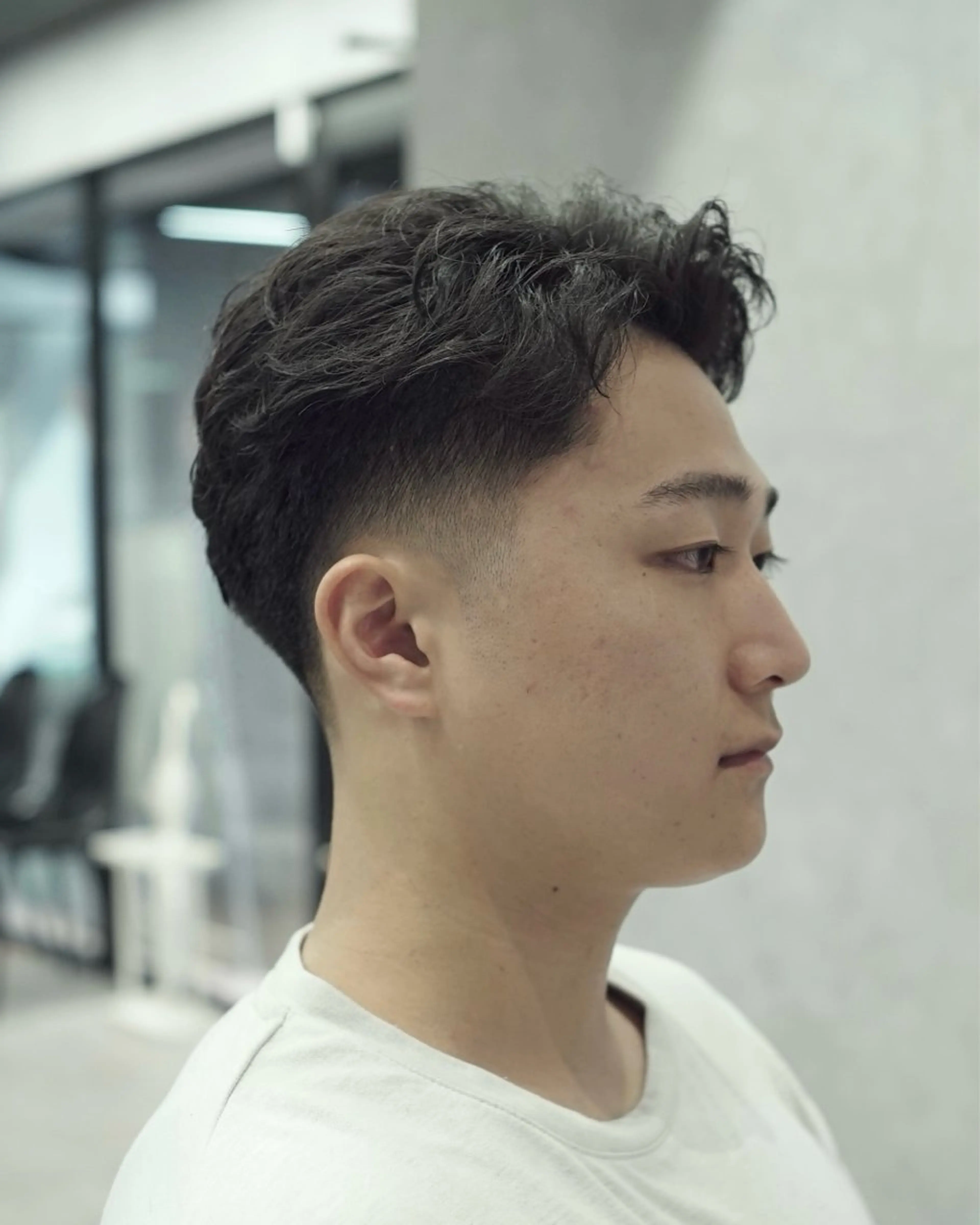 ショート パーマ メンズ カット パーマ GAKU /フェード /メンズ/難波のヘアスタイル