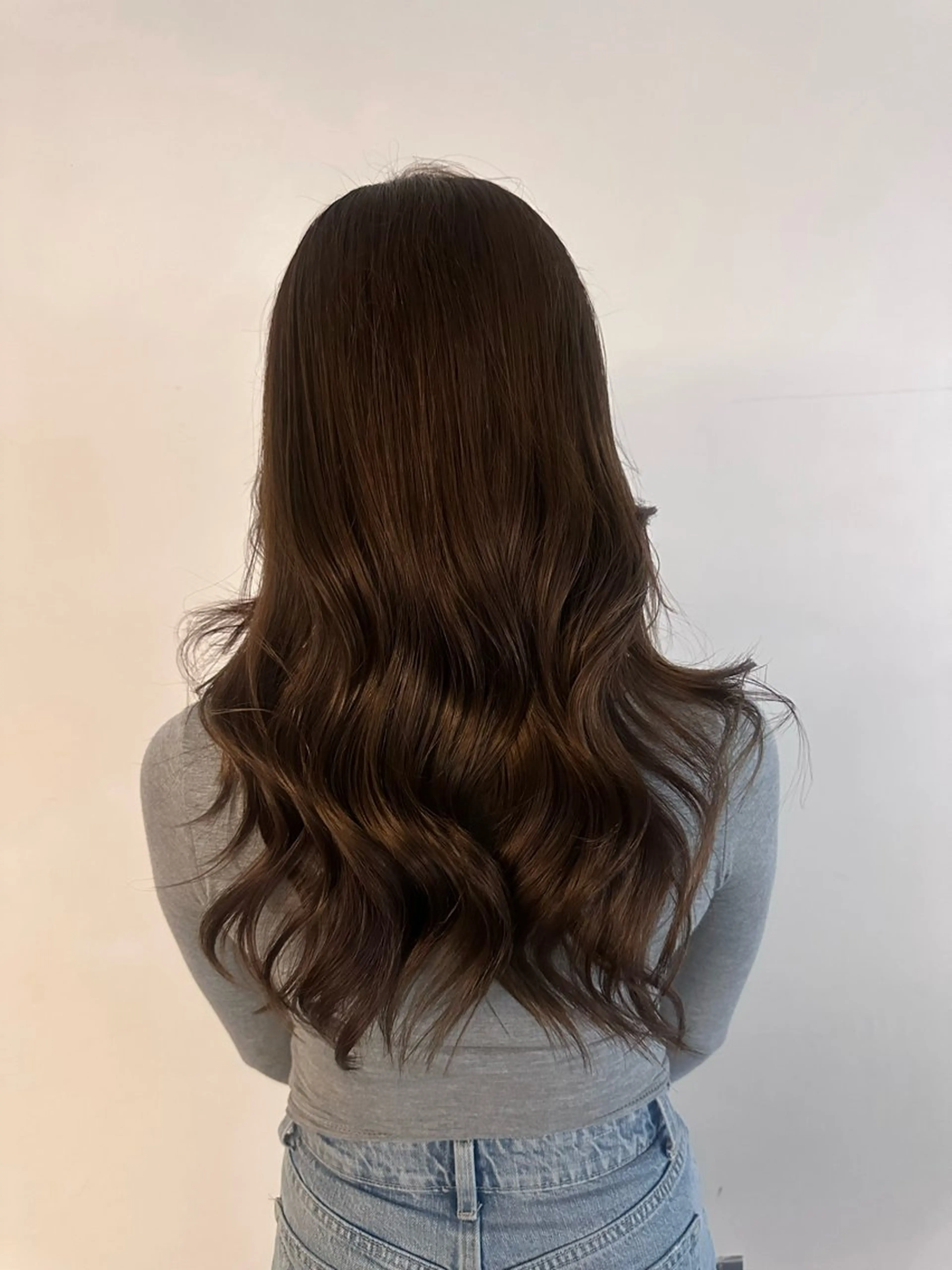 ロング 中嶋蓮 透明感カラー韓国ヘアのヘアスタイル