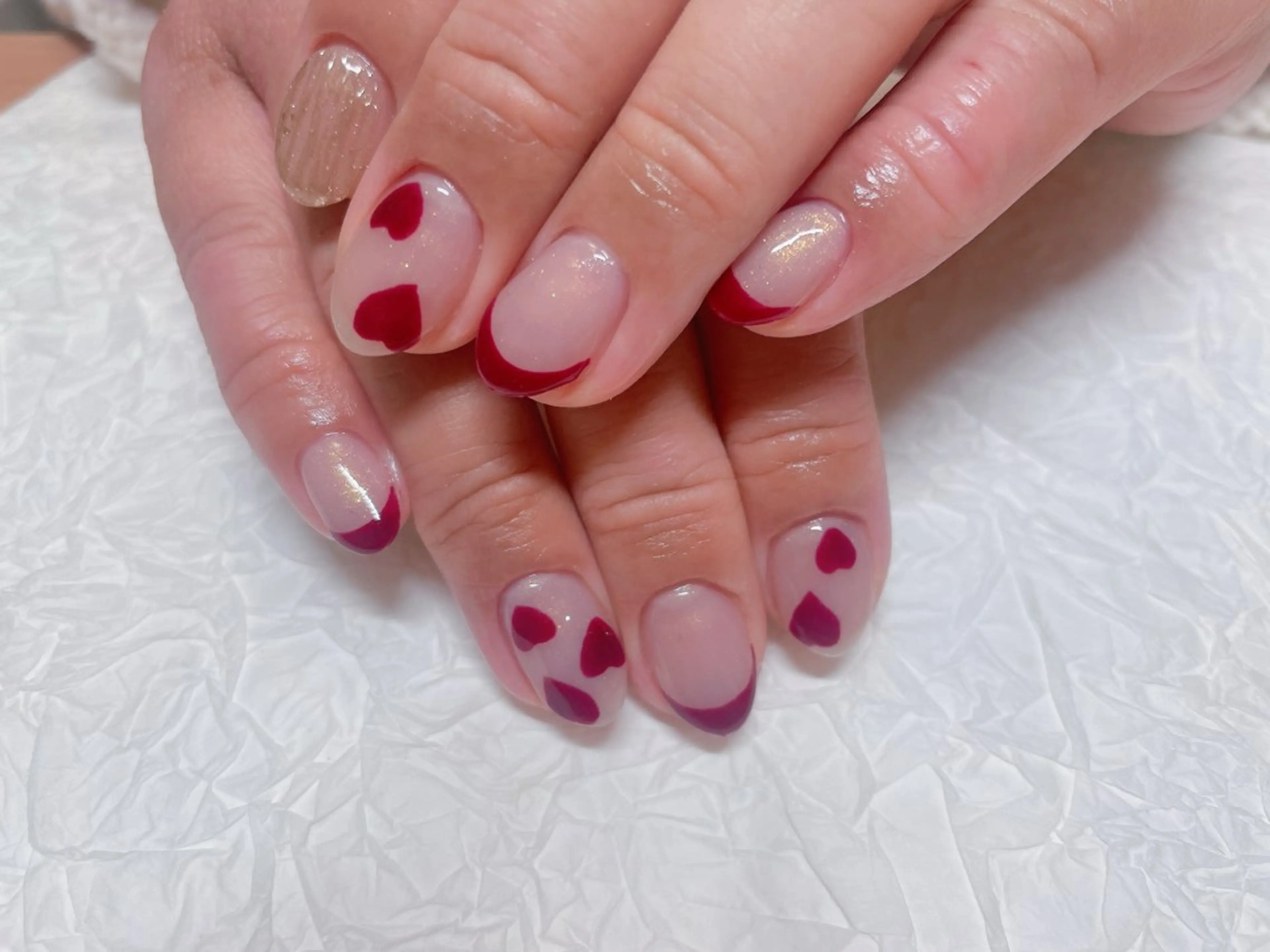 ネイル ハート ゆ か_Nails💫のネイルデザイン