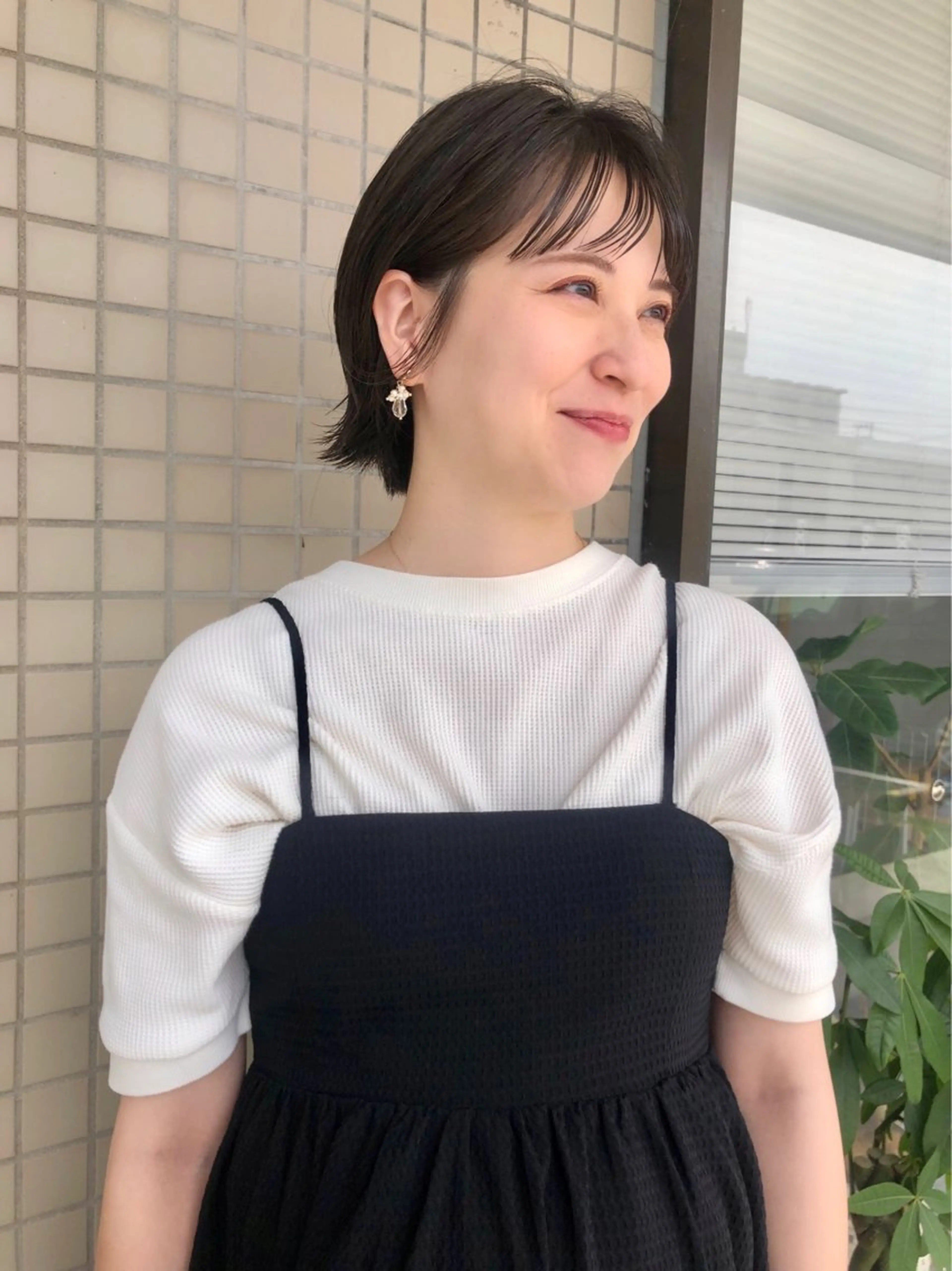 前髪カットの写真