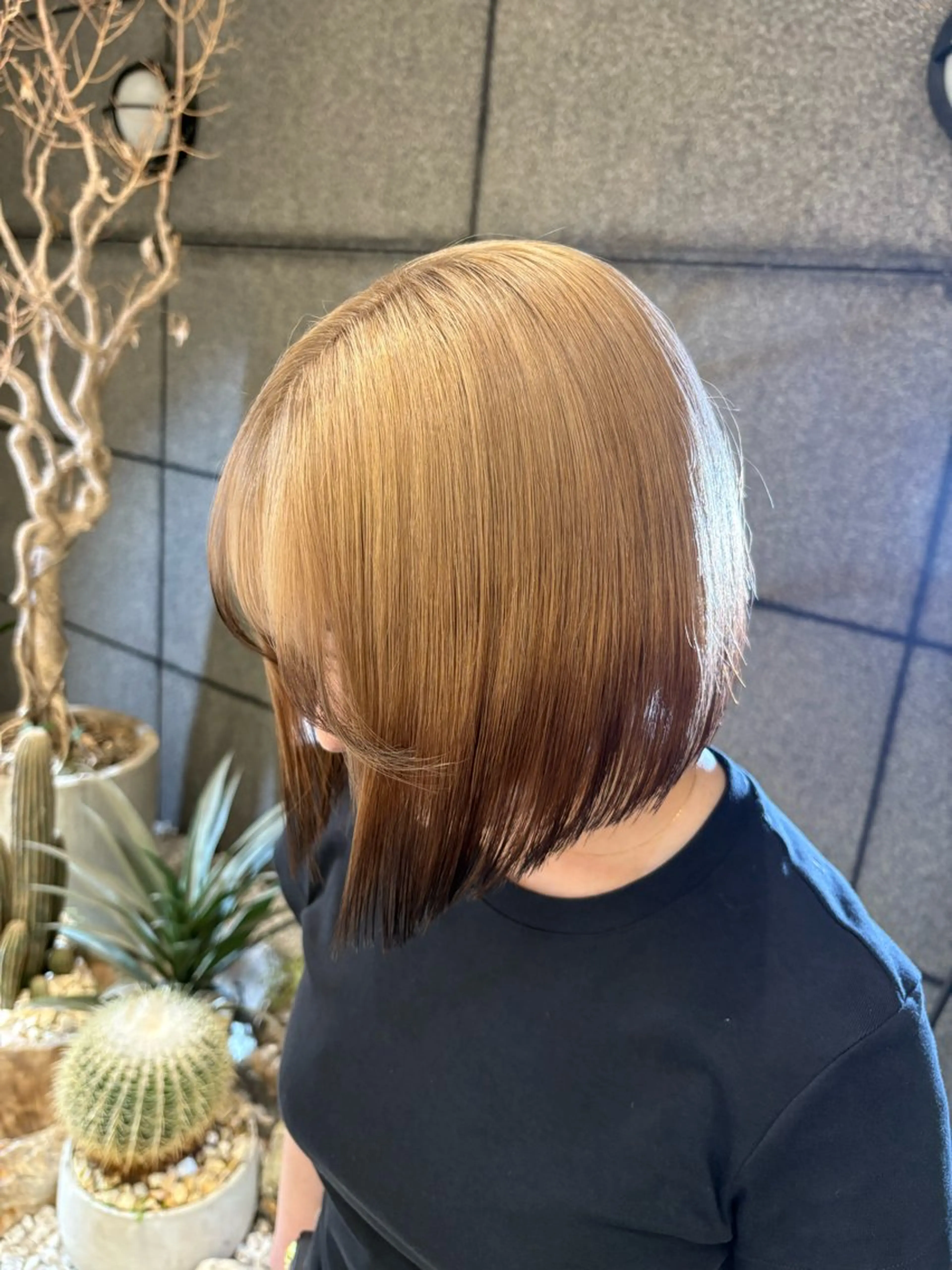 ミディアム カラー 🦋sana🦋 似合わせカット✁のヘアスタイル