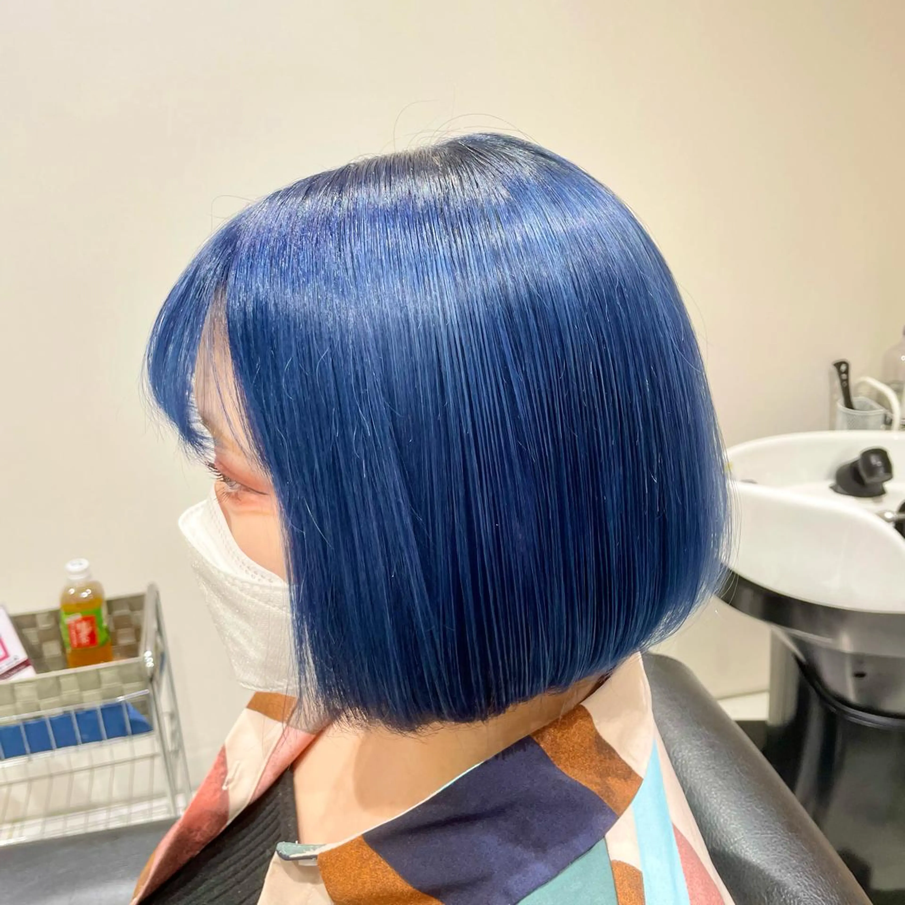 ショート カラー ブルーカラー シルバー ヘアカラー トリートメント RUBEUS【ルベウス】所属・✨髪質改善🎨 杉本賢人のヘアスタイル