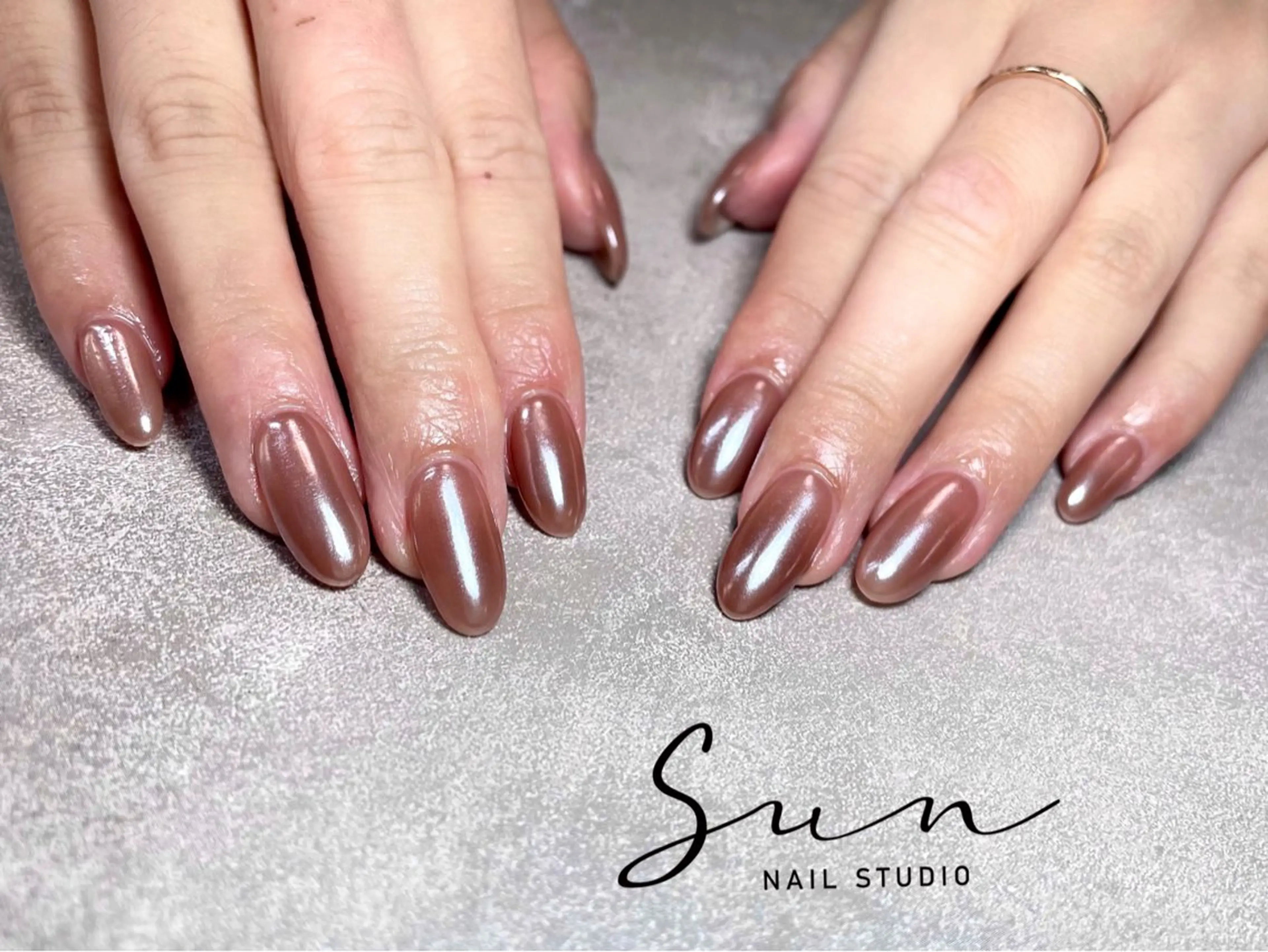 ネイル ミラーネイル SUN nail上本町のネイルデザイン