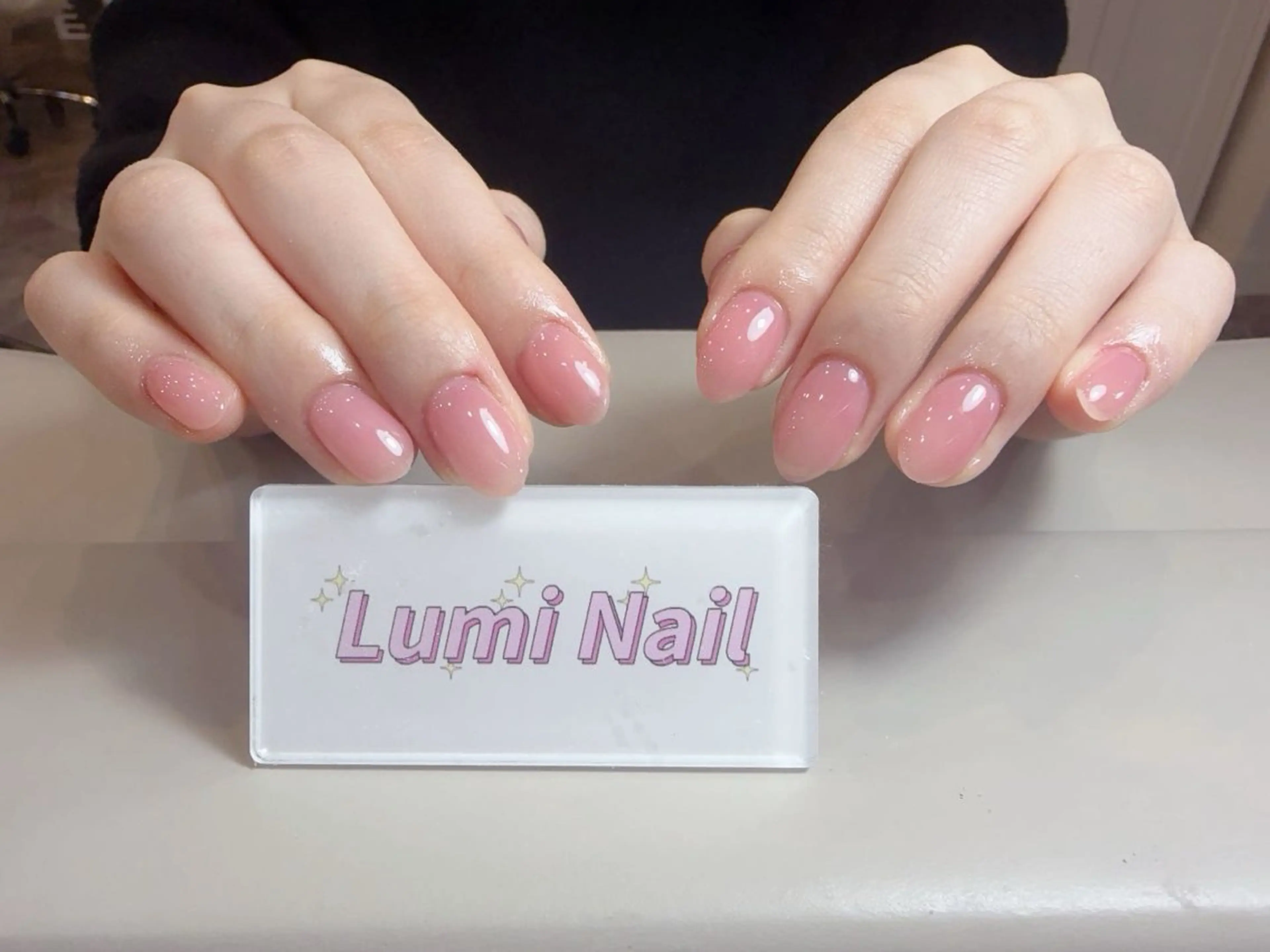 【シンプル可愛い🤍】ワンカラージェルネイル✨オフ込みの写真