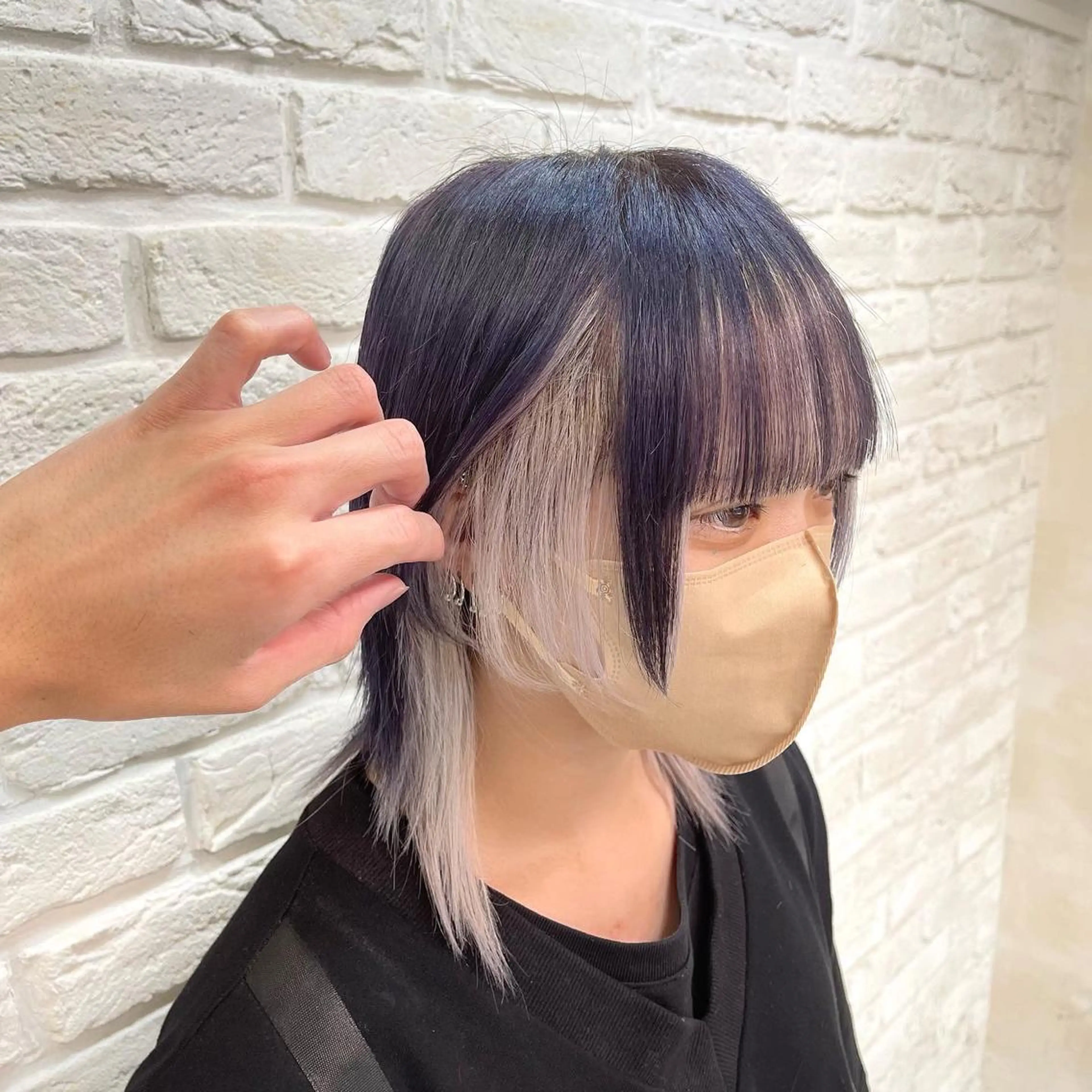 ミディアム ブリーチ🔥ベージュ /グレー/daikiのヘアスタイル