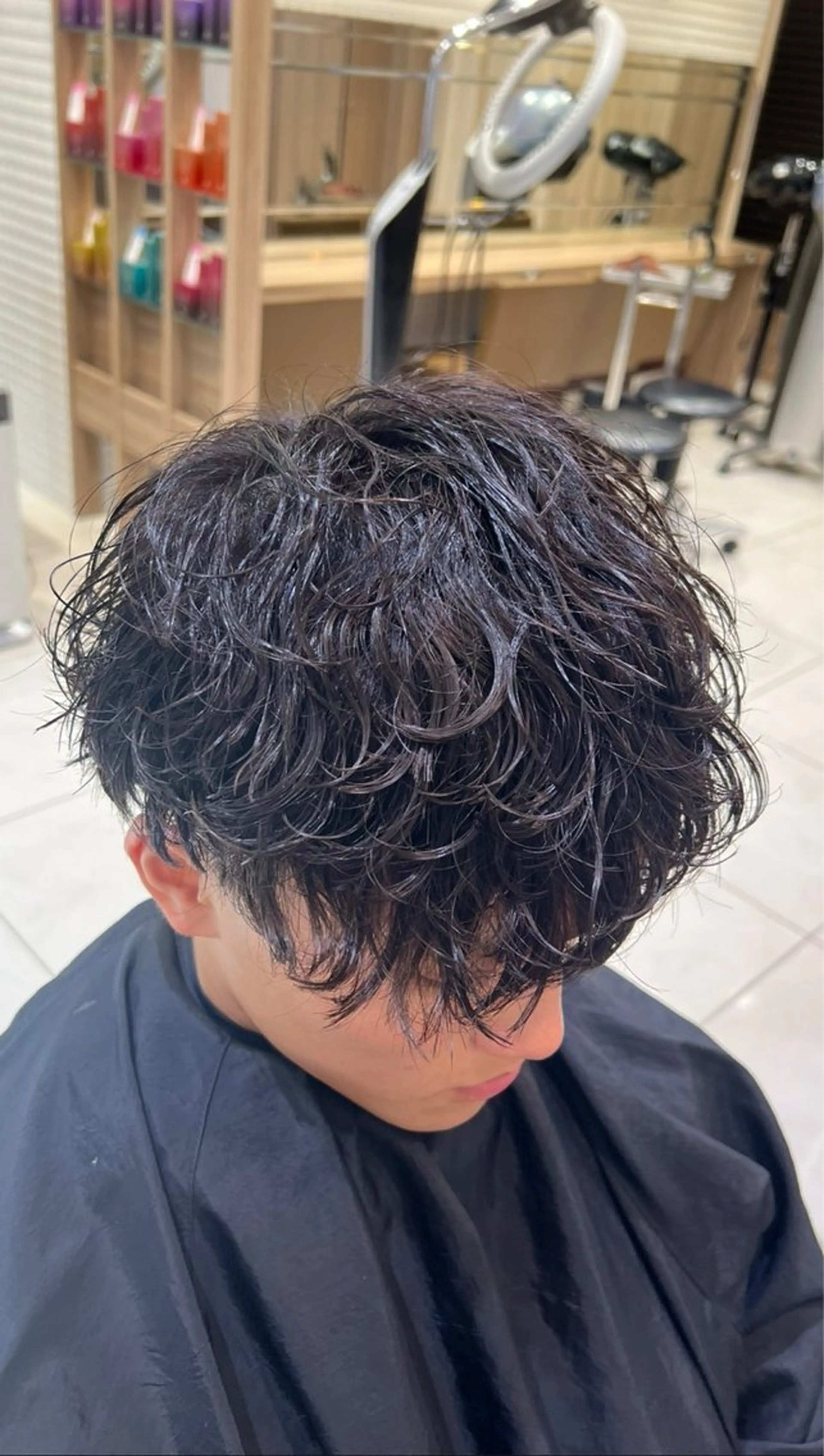 パーマ メンズ メンズパーマ ブリーチ/パーマ 縮毛/レイヤーaoiのヘアスタイル