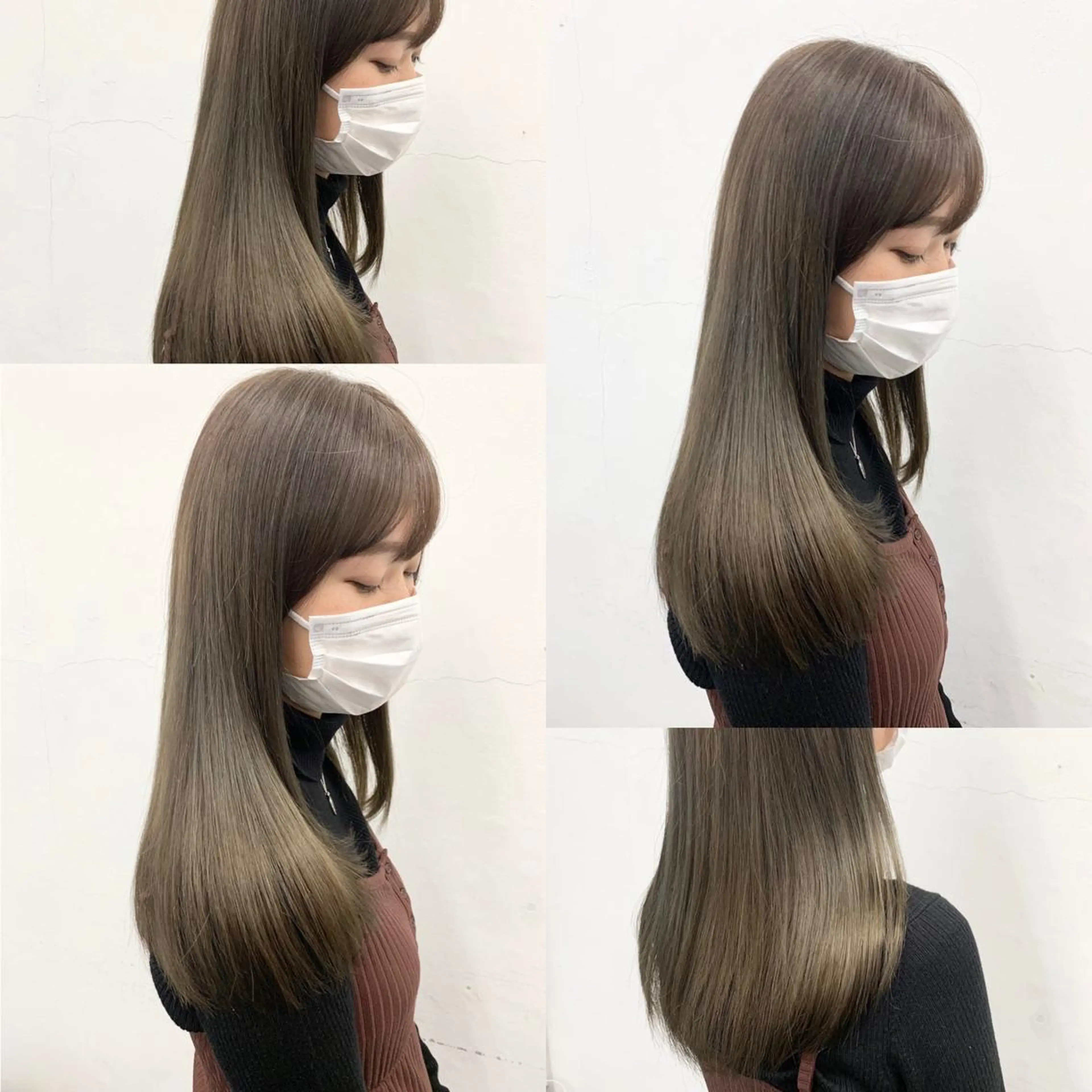 セミロング カラー ヘアカラー トリートメント レイヤーカット/艶髪 ✨💭KIRARIのヘアスタイル