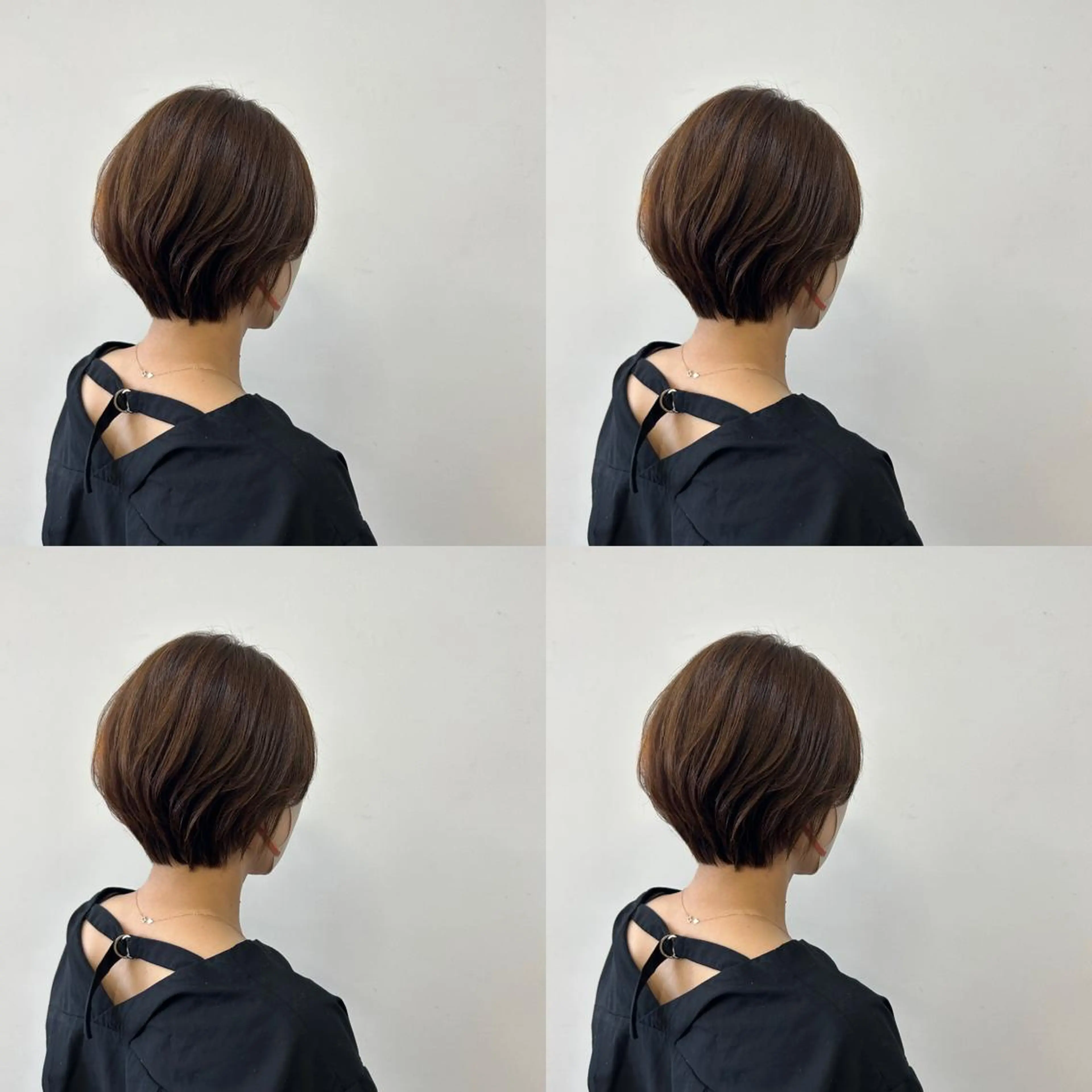 ショート カラー 河口 友里のヘアスタイル