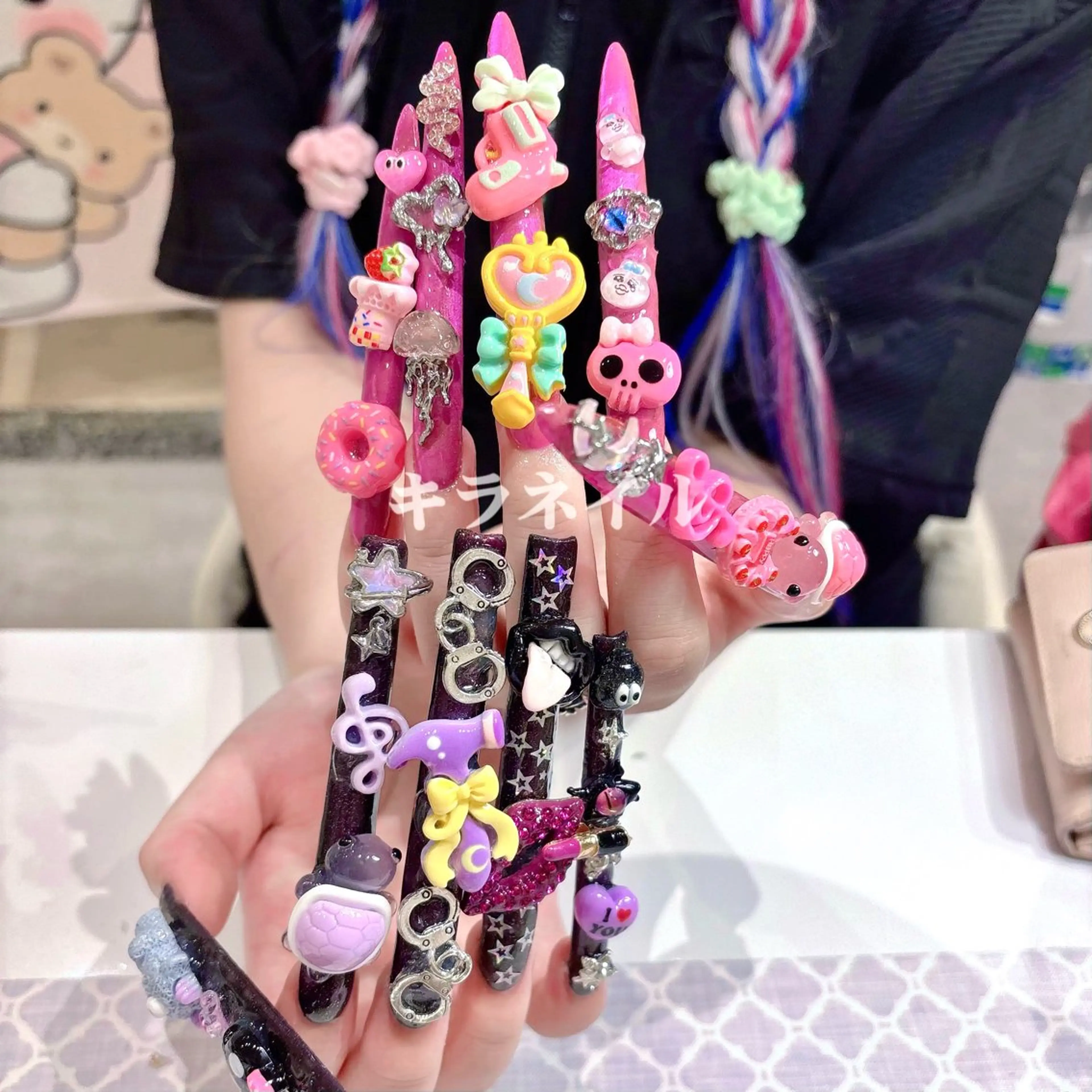 ネイル 🎀kira 長さだし💗モチ最高のネイルデザイン