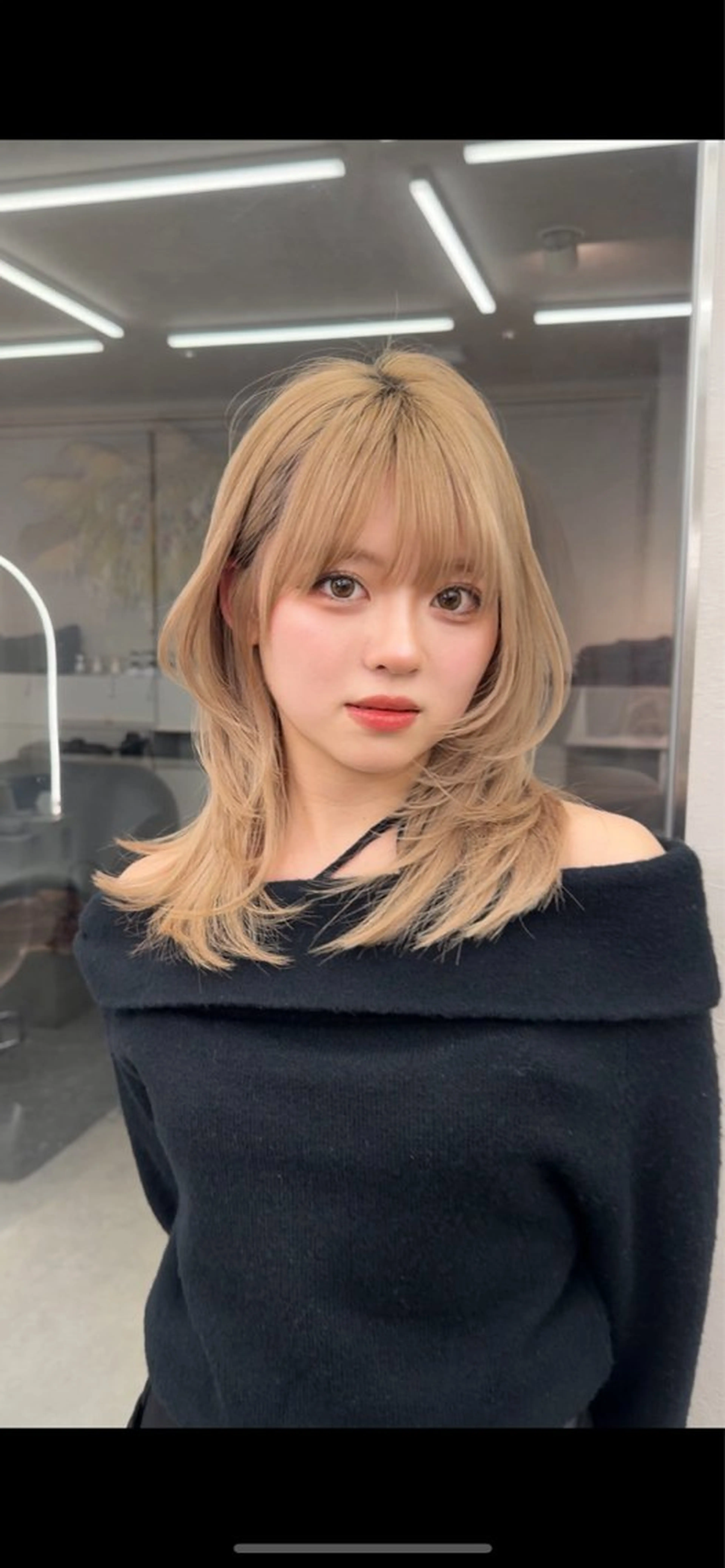 ミディアム ミディアムレイヤー 韓国風ヘア レイヤーカット あ い か 🎀 レイヤーカットのヘアスタイル