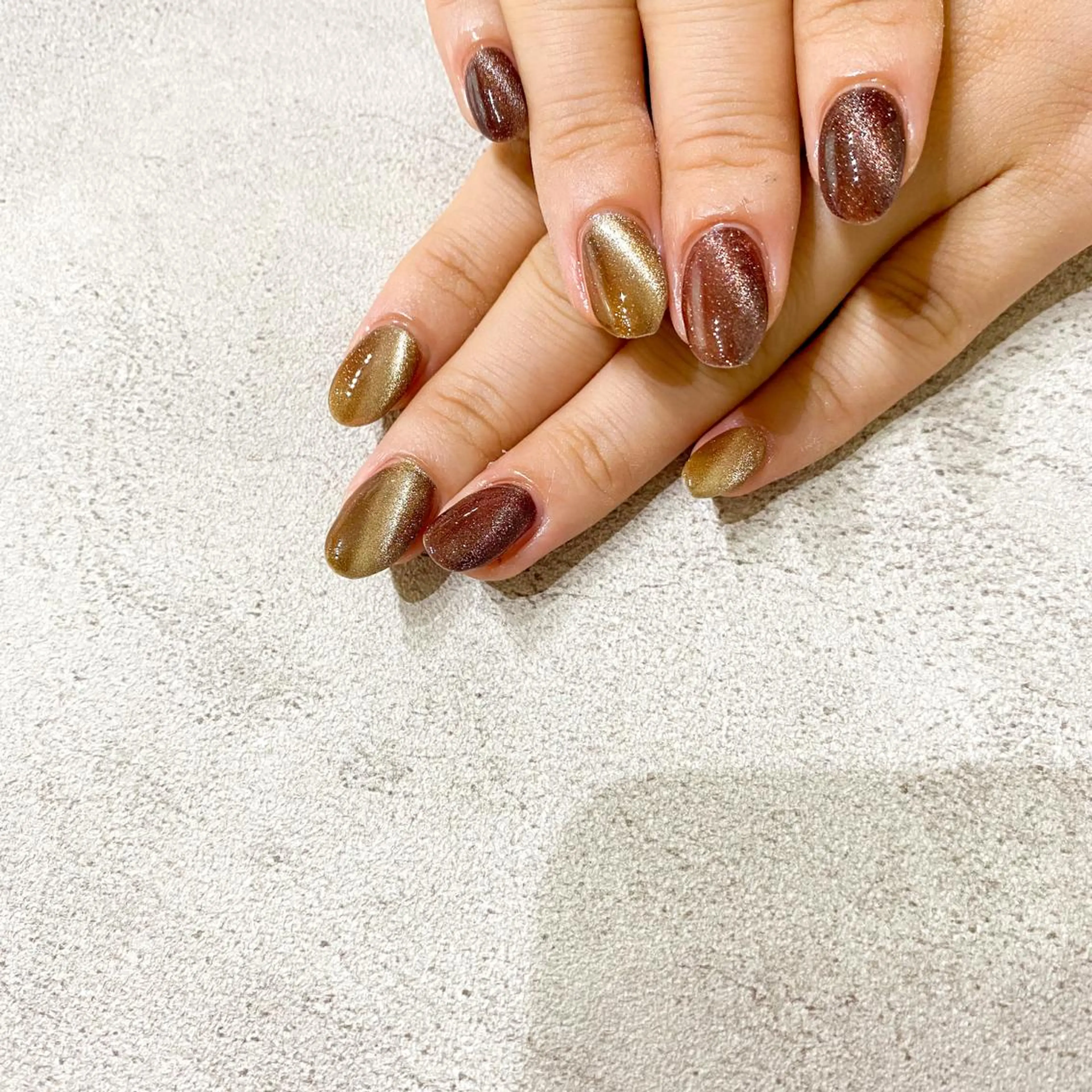 ネイル ゴテゴテ💙ワンホン リオナのネイルデザイン