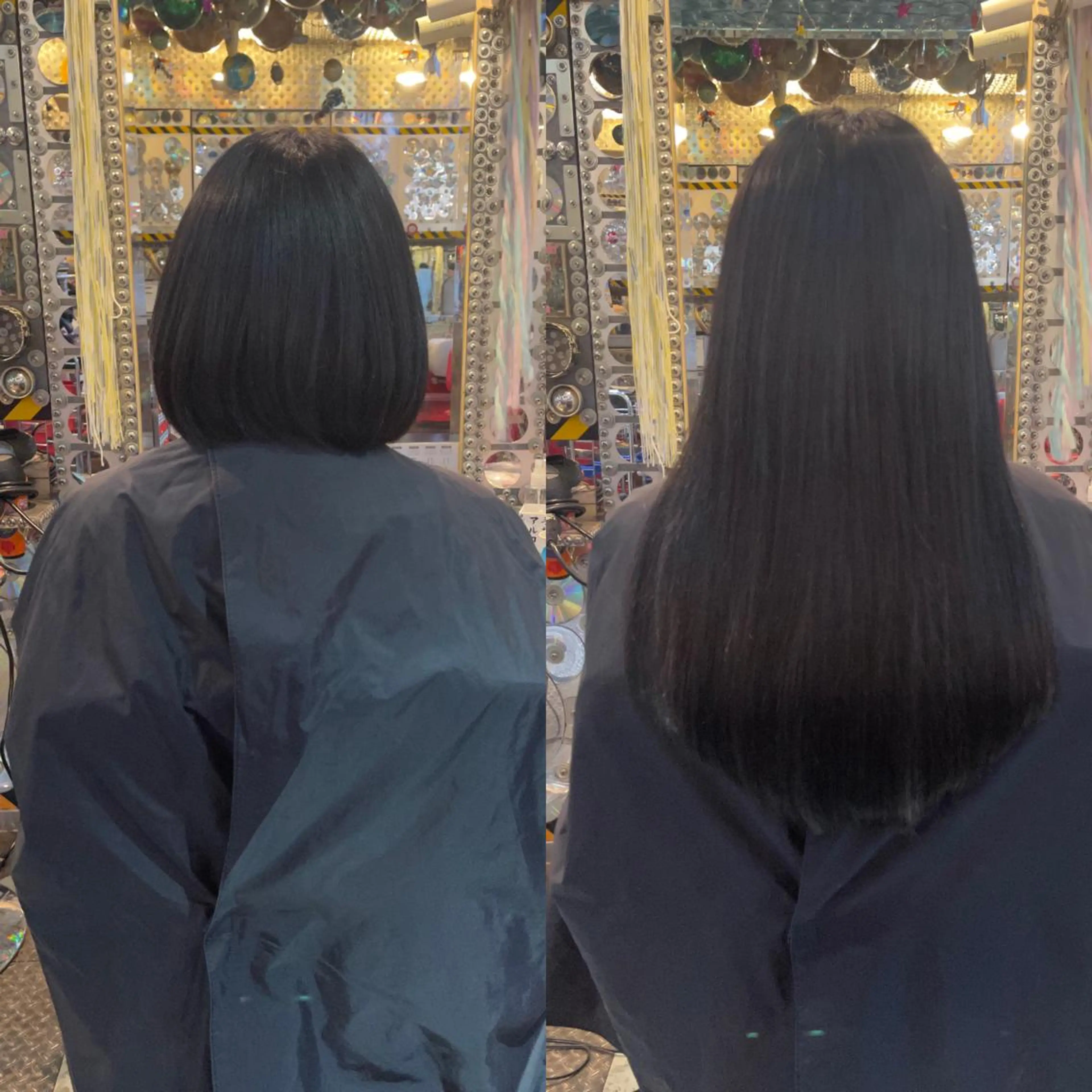 ショート カラー パーマ ヘアアレンジ マツエク・マツパ 編み込みエクステ シールエクステ インナーカラー シルバー ボブ 🌈派手髪エクステ ブレイズ🌈ひろとのヘアスタイル