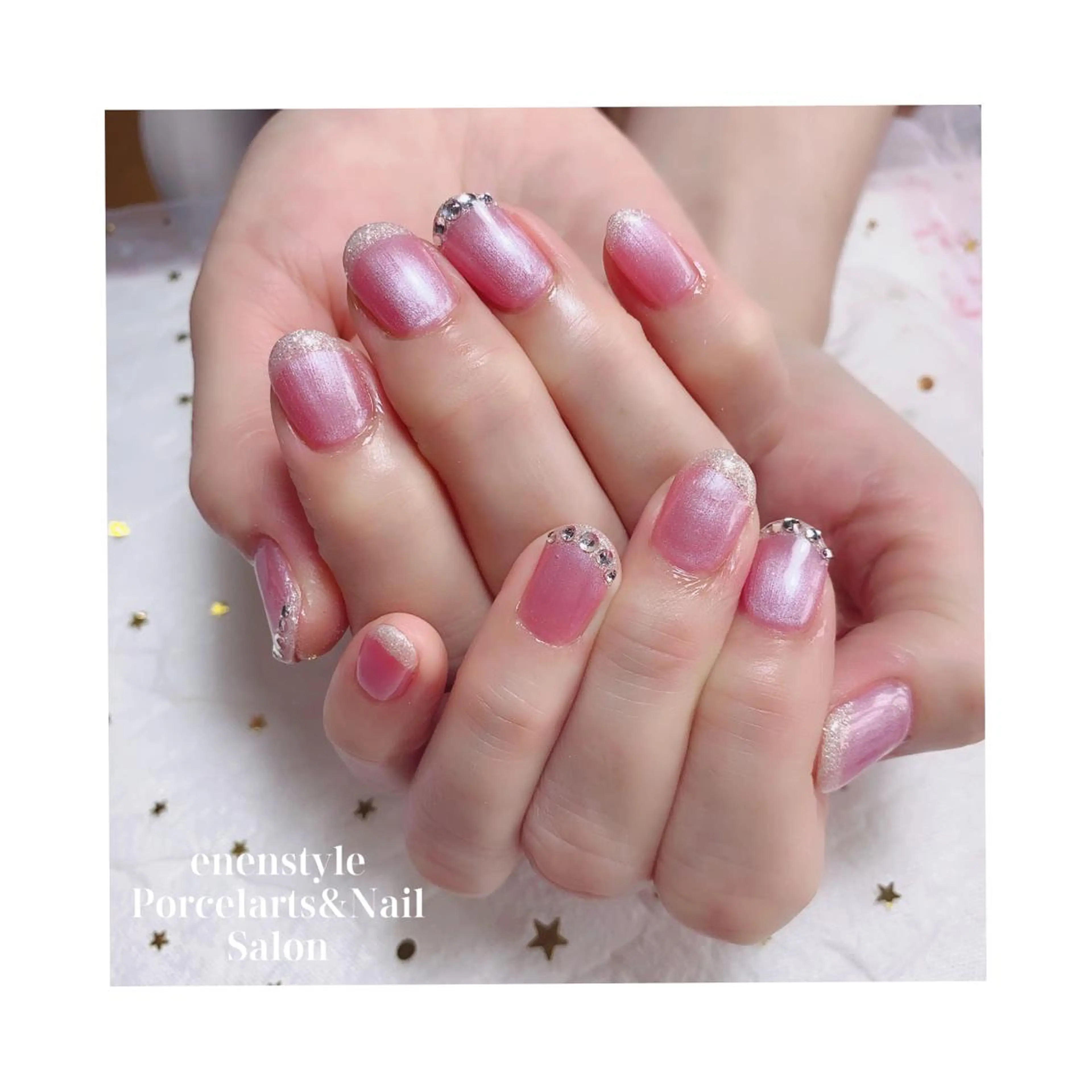 ショート ネイル ジェルネイル ニュアンスネイル オフィスネイル ワンカラーネイル パラジェル ハンドネイル 👑enen style👑のネイルデザイン