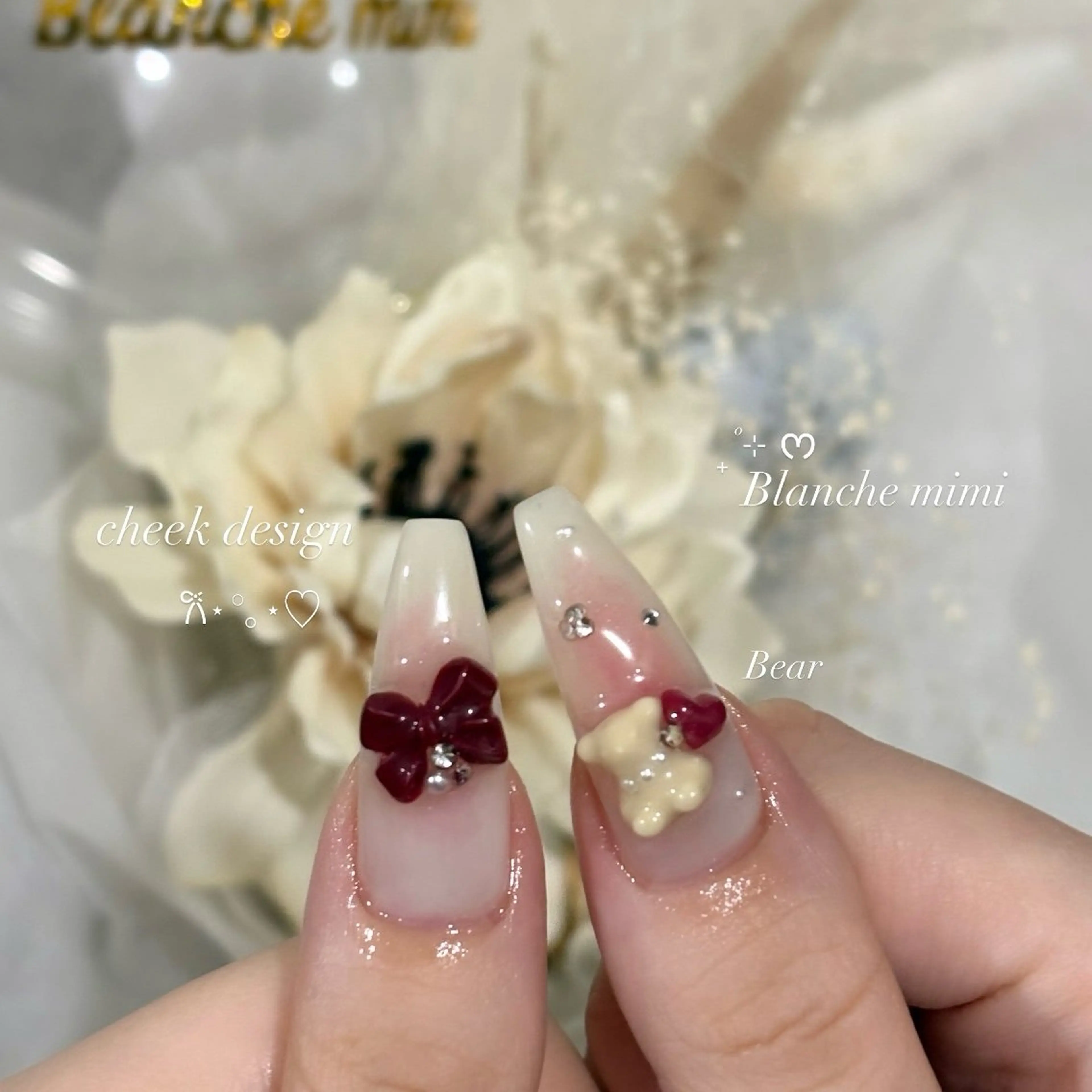 ネイル ハンドネイル Blanche mimi.u_aのネイルデザイン