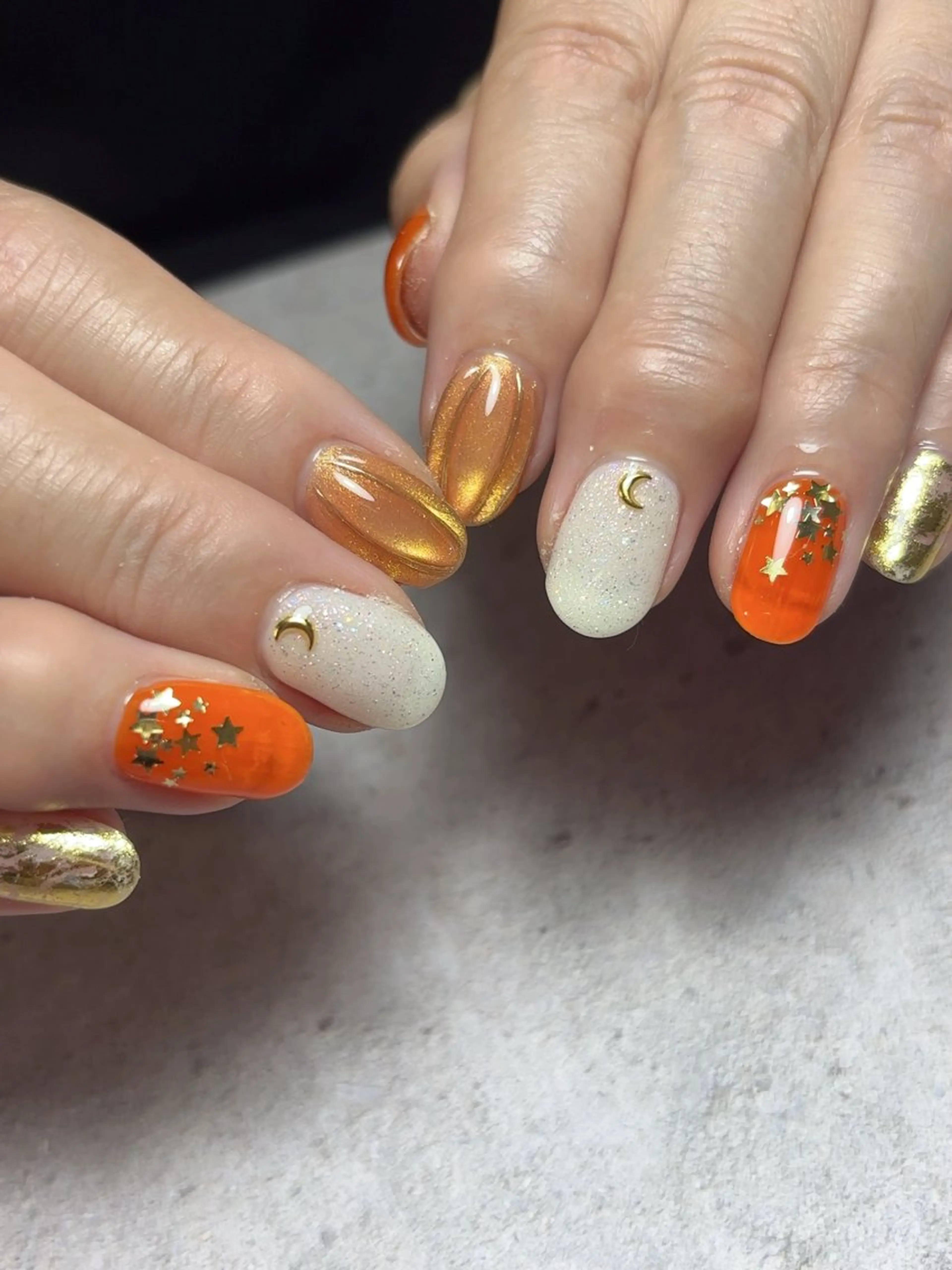 ネイル ハロウィン ella nail AIのネイルデザイン