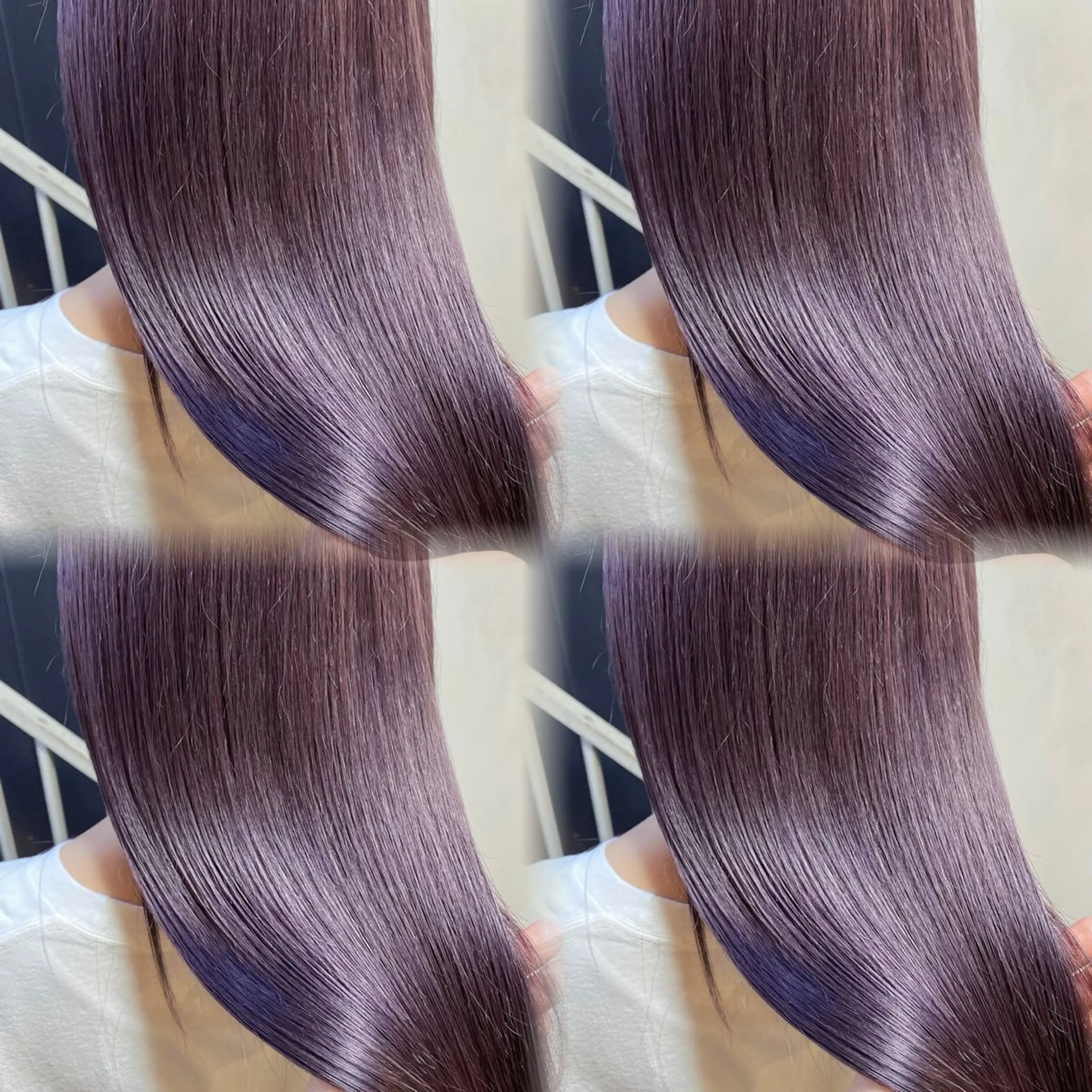 ロング カラー ヘアカラー トリートメント 🦋REISA🦋 エクステ×ハイトーンのヘアスタイル