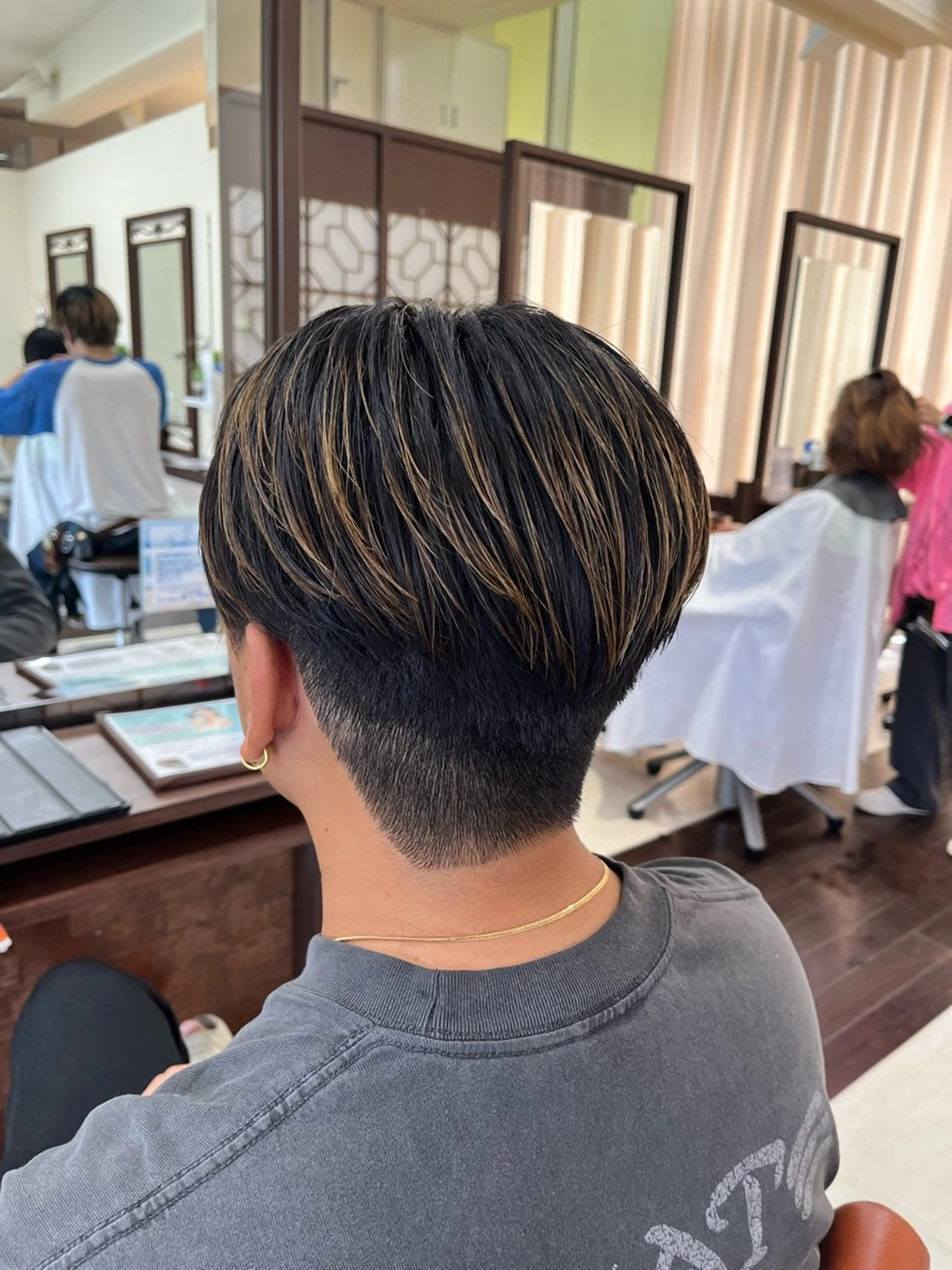 ショート メンズ センターパート 🧊メンズ特化🧊 高木航希のヘアスタイル