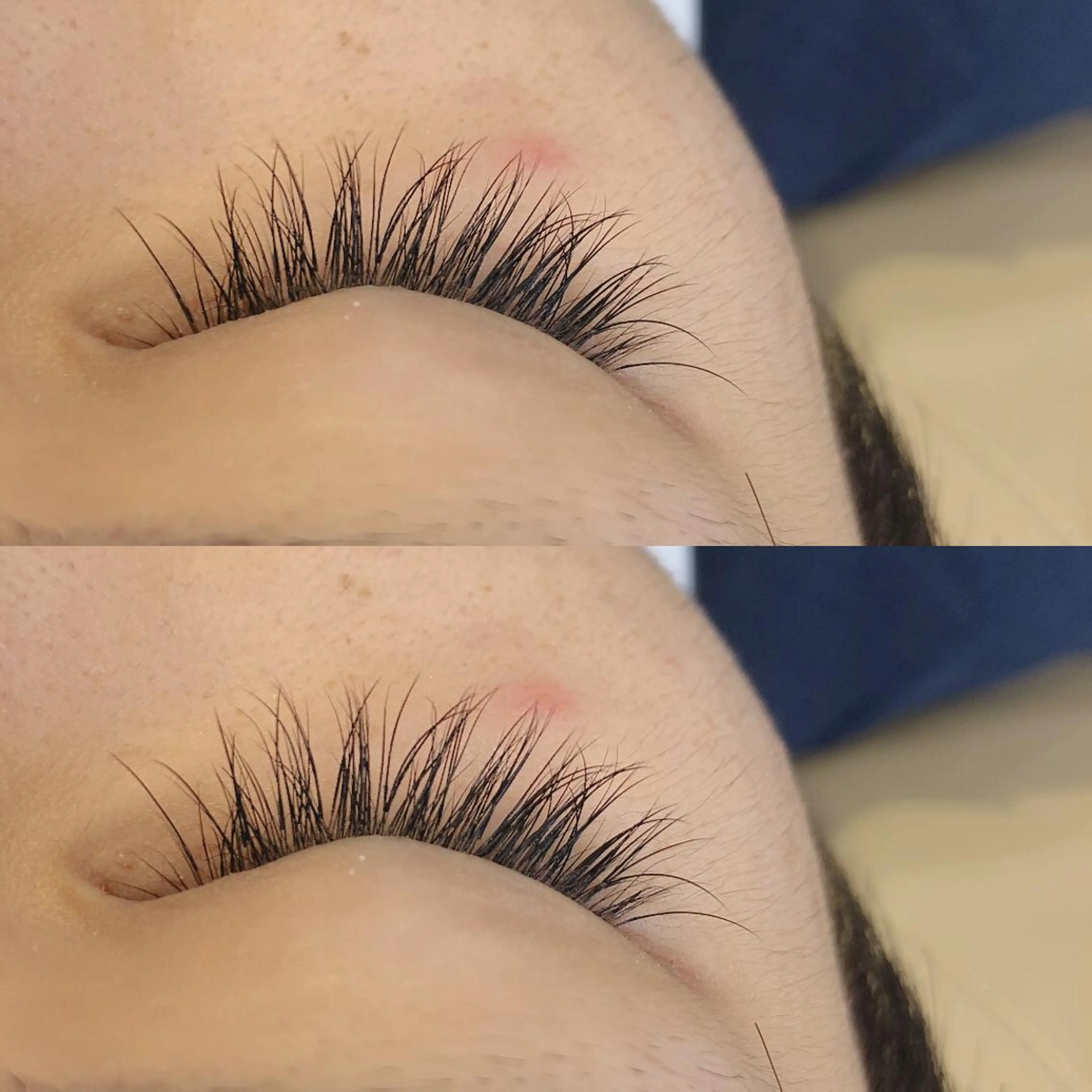 マツエク・マツパ ナチュラル レイヤーカット✖️ 柔らかベージュカラーのヘアスタイル