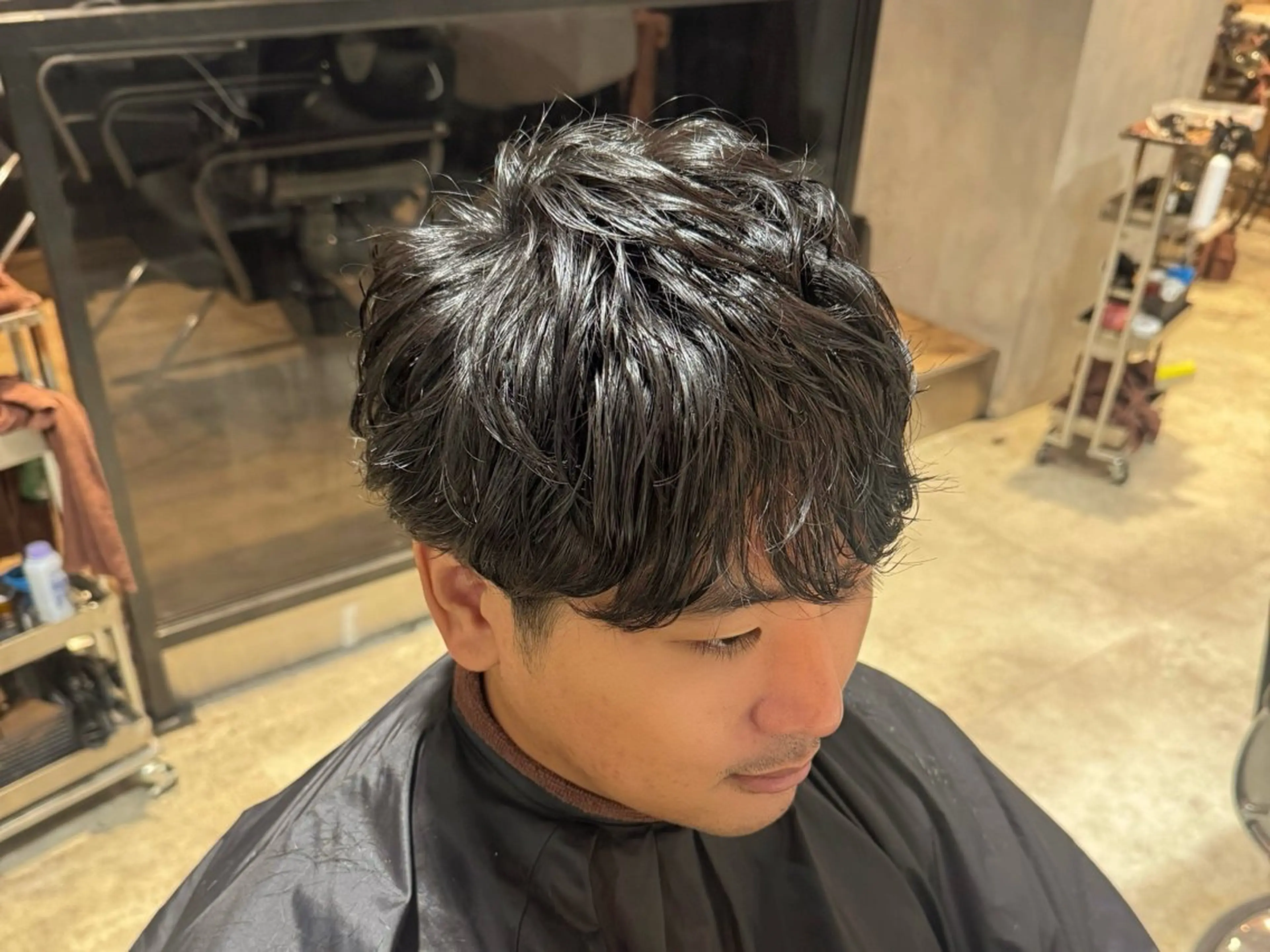 パーマ メンズ メンズパーマ メンズカット特化 今野のヘアスタイル